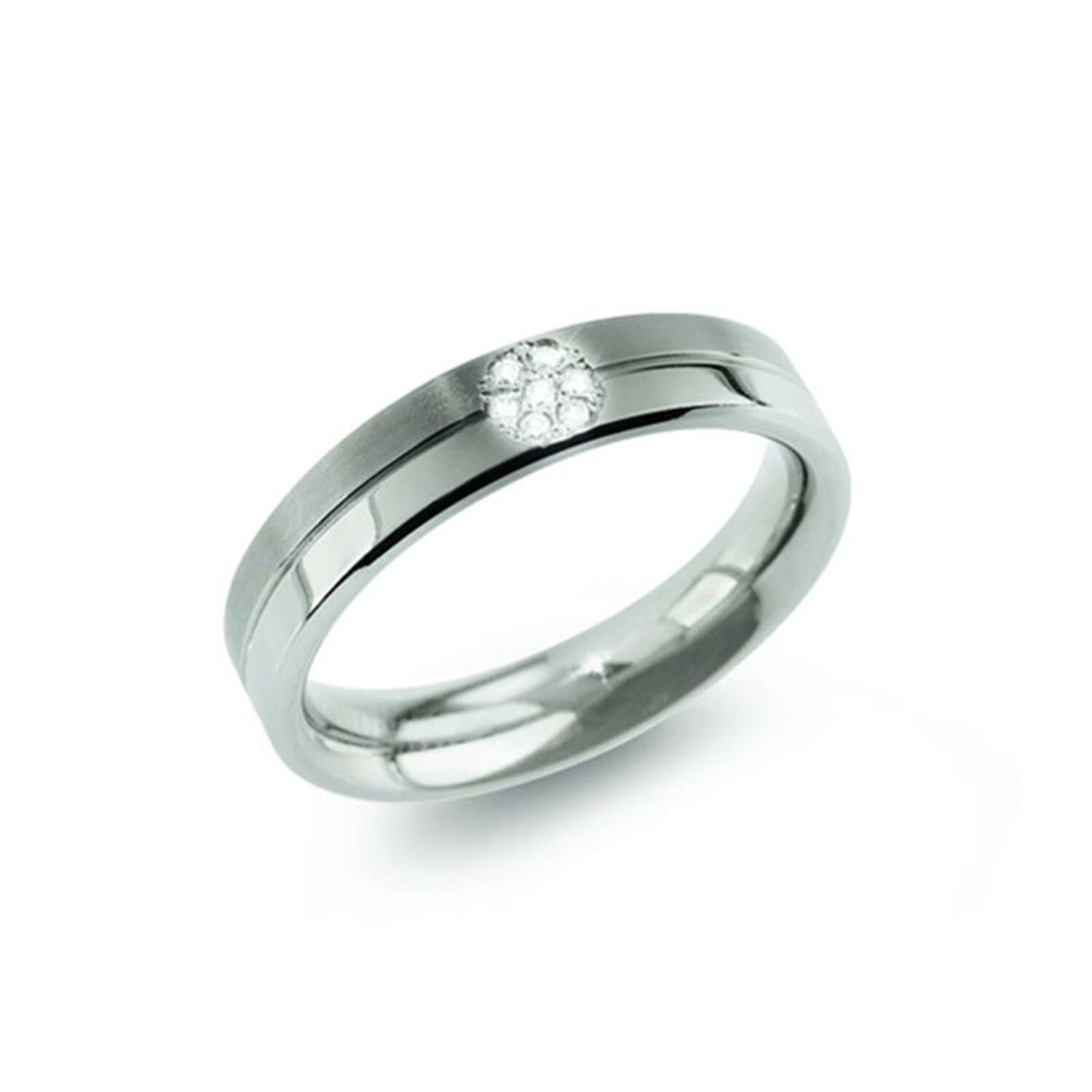  Ring - Titanium - Diamant - 0.03ct
