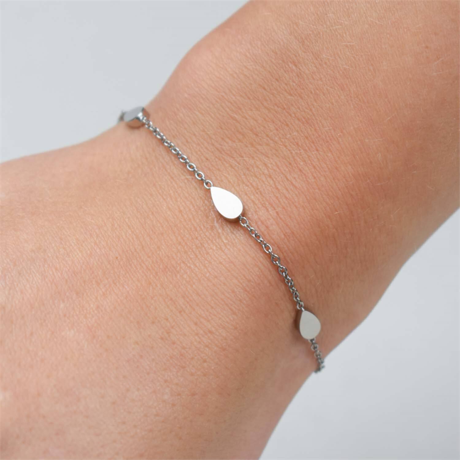  Bracelets à maillons - Titane - 22cm