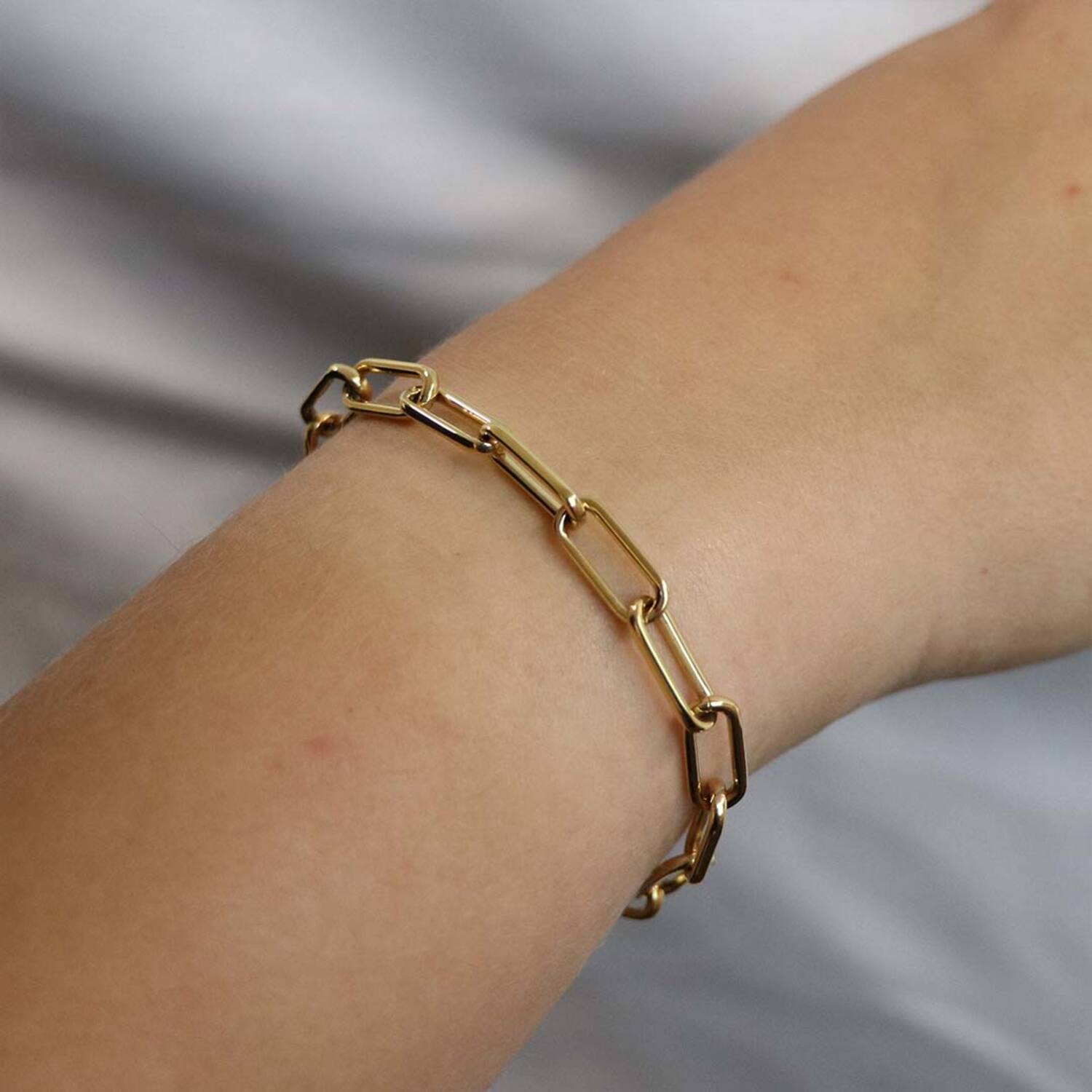  Link bracelets - Titanium - 20cm
