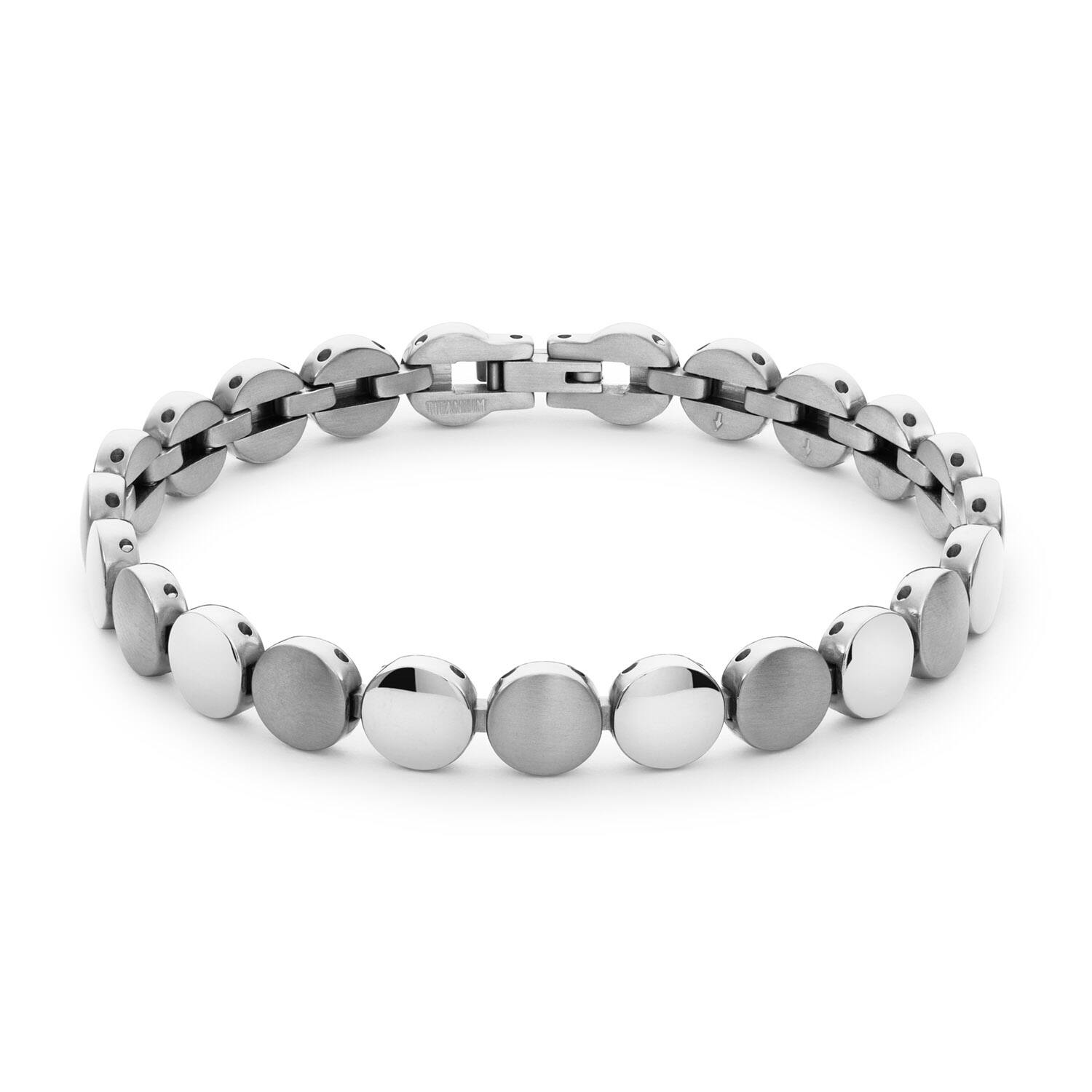  Bracelets à maillons - Titane - 21cm