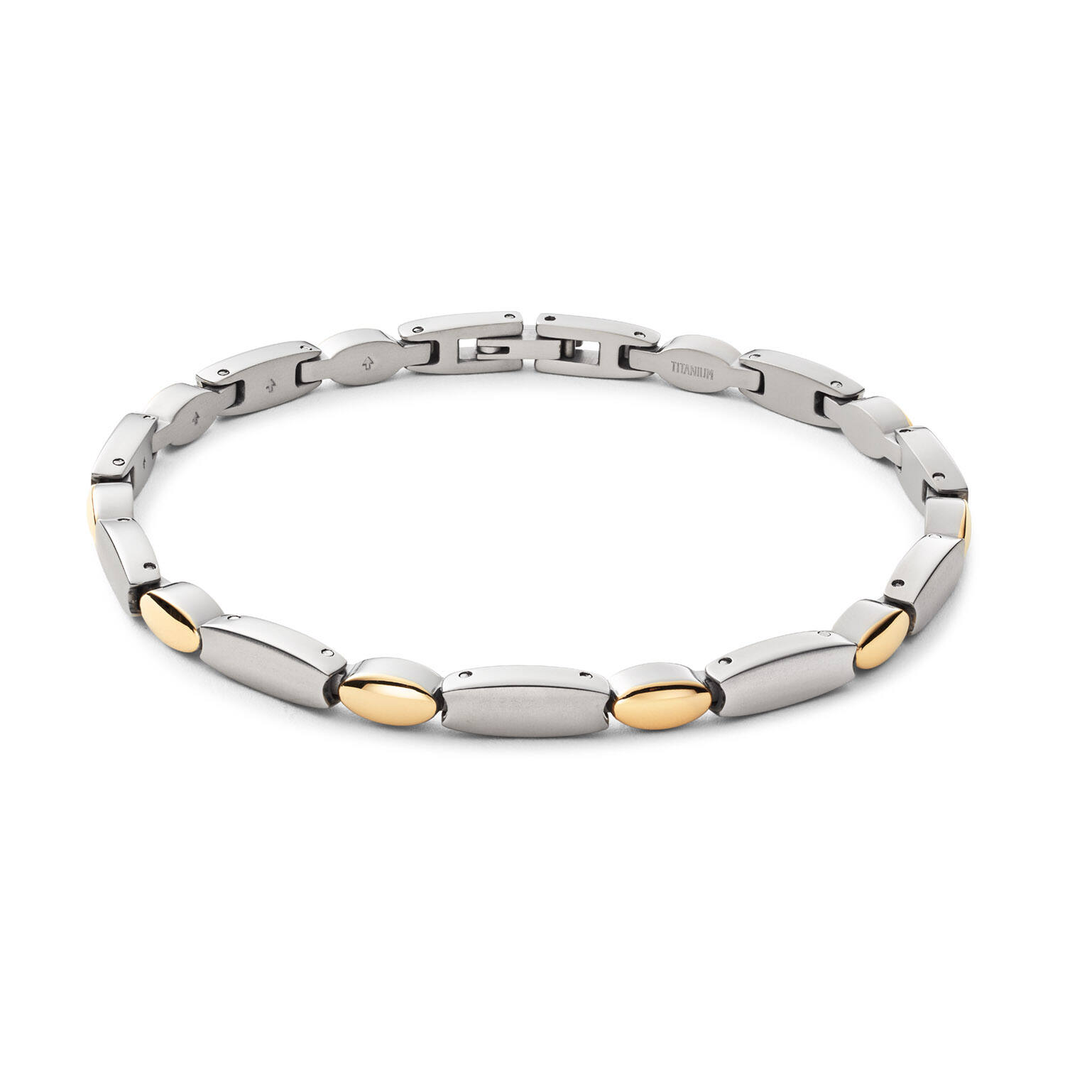  Link bracelets - Titanium - 21cm