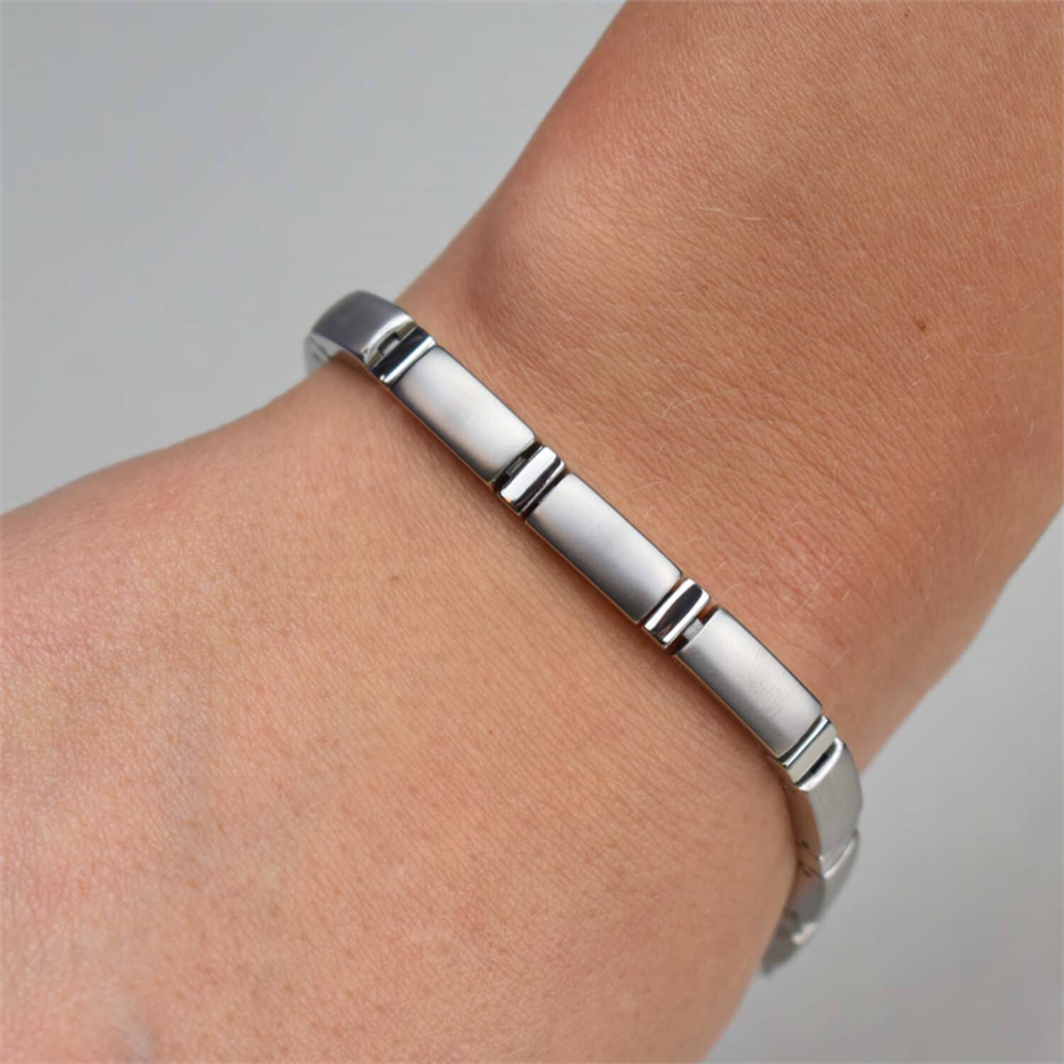  Gliederarmbänder - Titan - 21cm