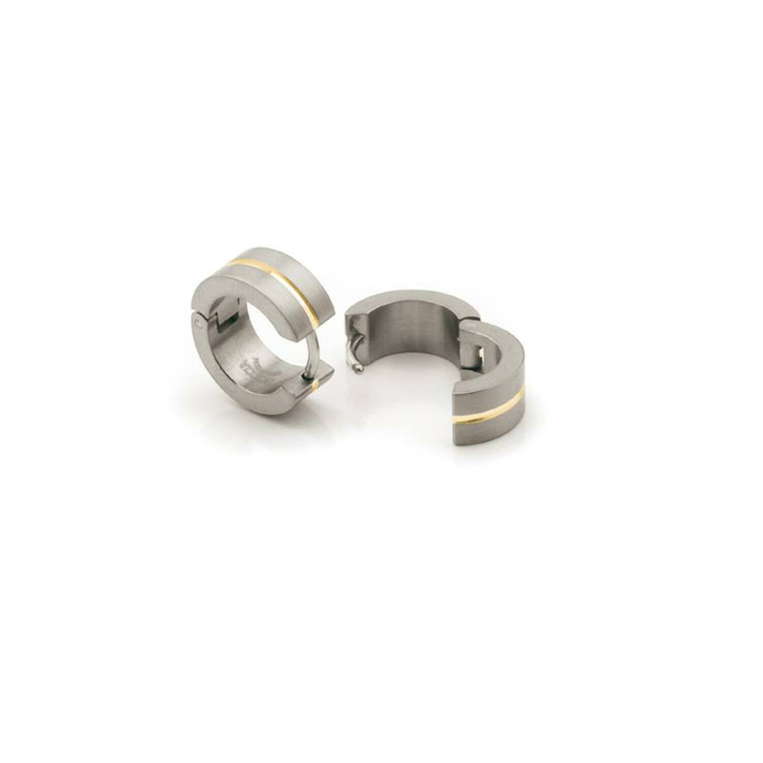  Créoles - Titane - 15mm