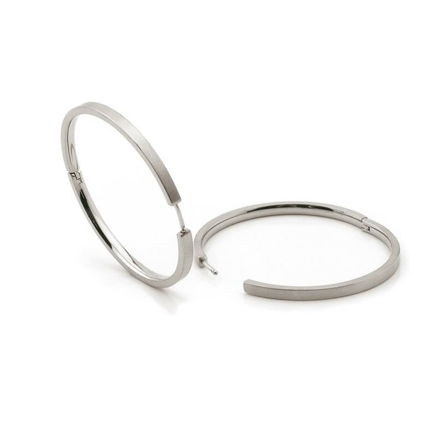  Earrings - Titanium - 4cm - 40mm