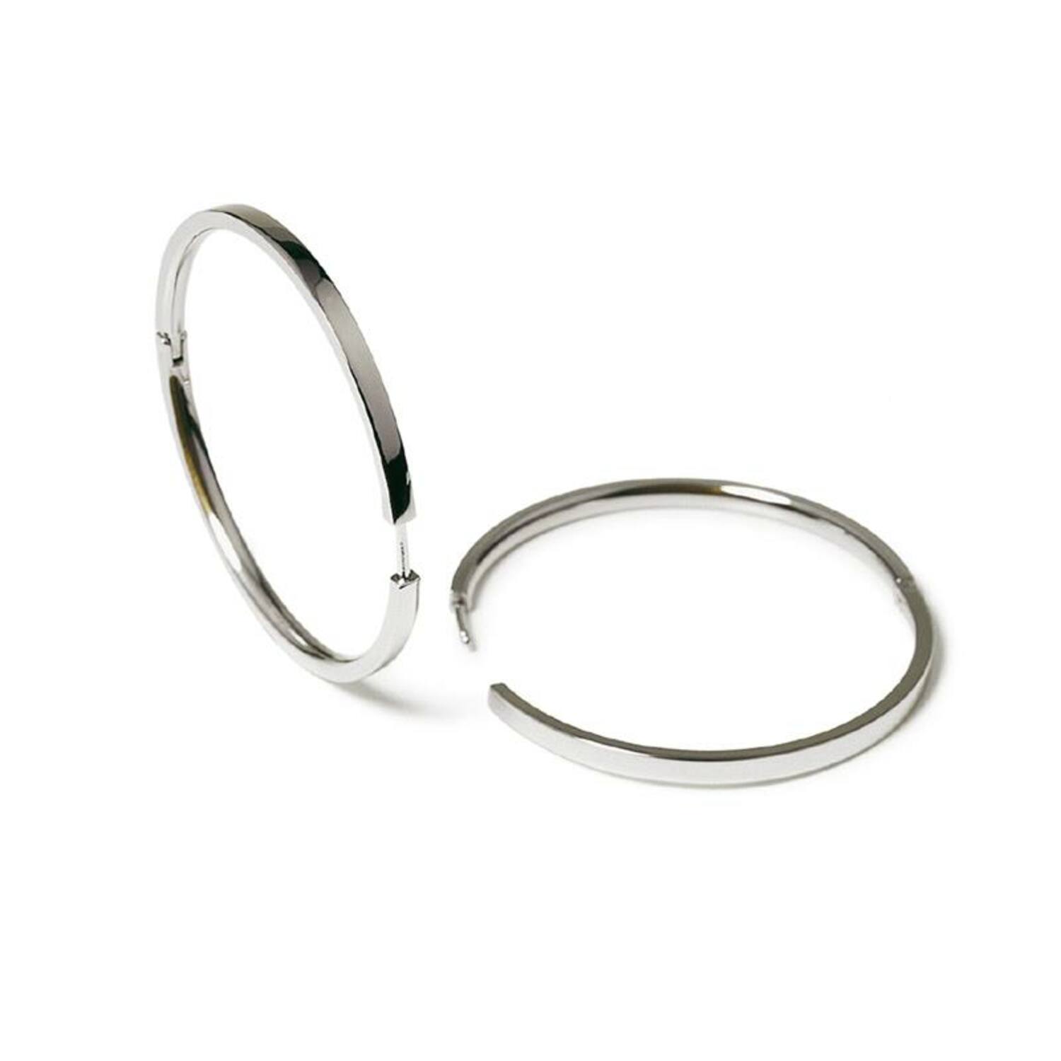  Créoles - Titane - 4cm - 40mm