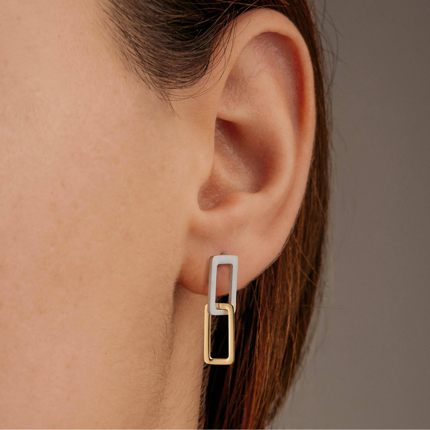  Boucles d'oreilles à puces - Titane - 2cm