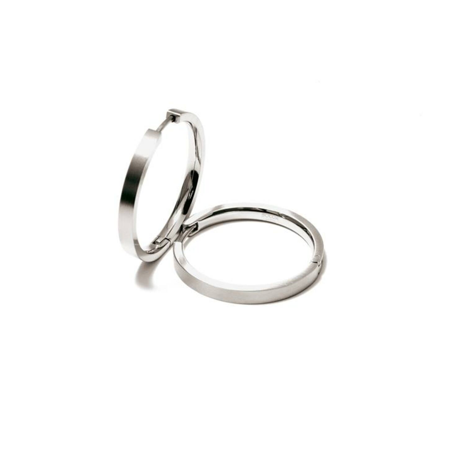  Oorringen - Titanium - 2,5cm - 24mm