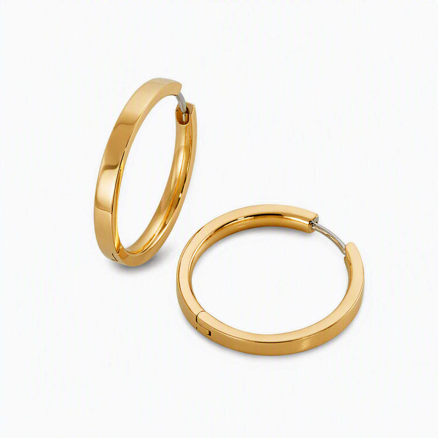  Earrings - Titanium - 24mm