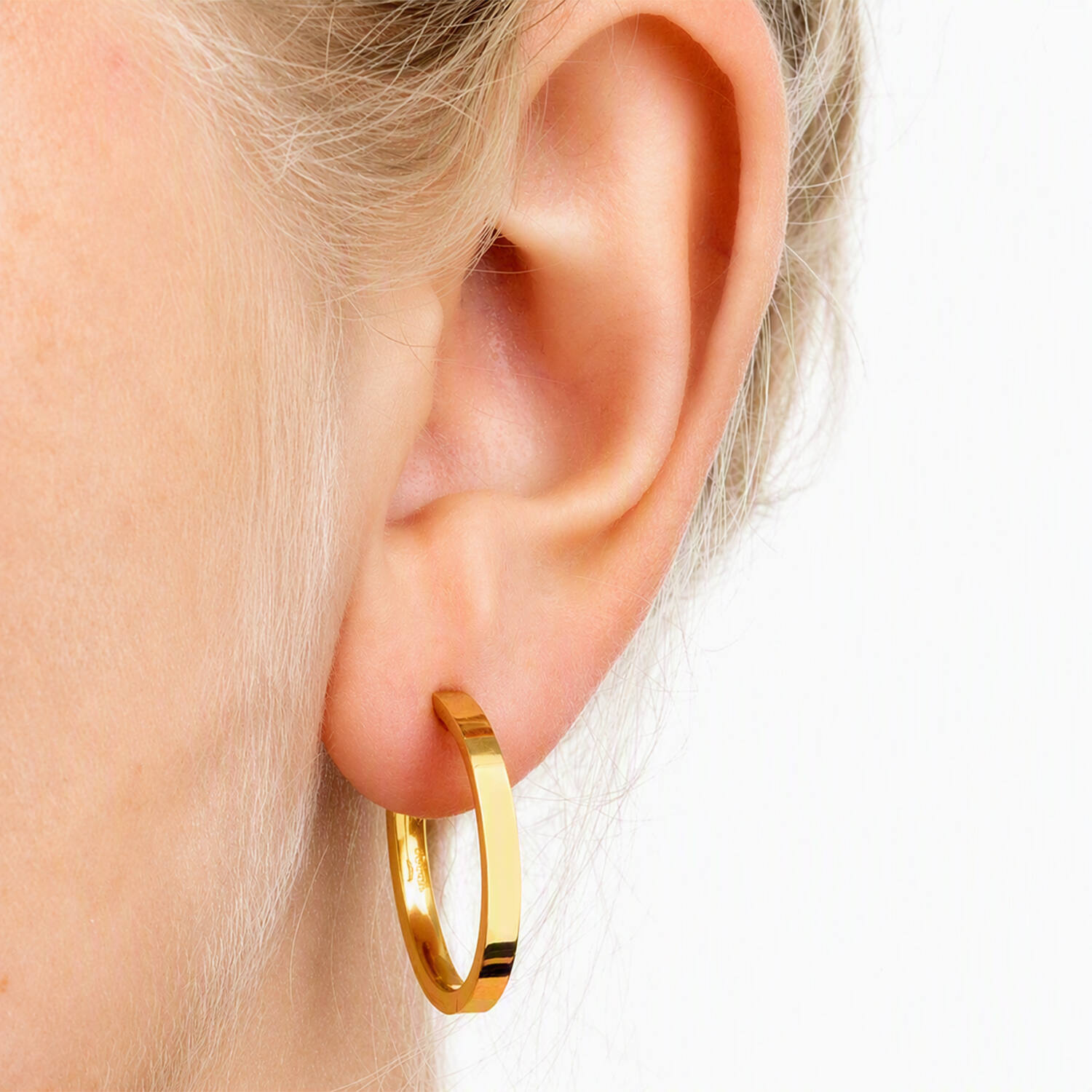  Earrings - Titanium - 24mm