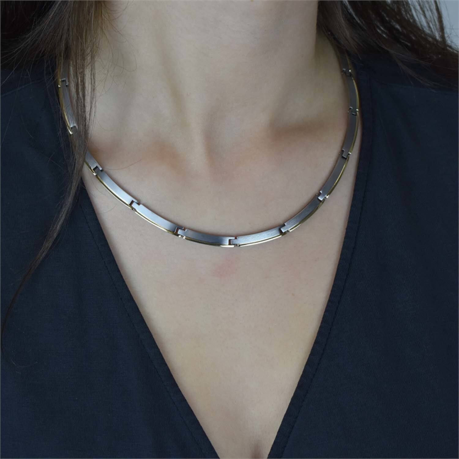  Collier - Titane - 48cm