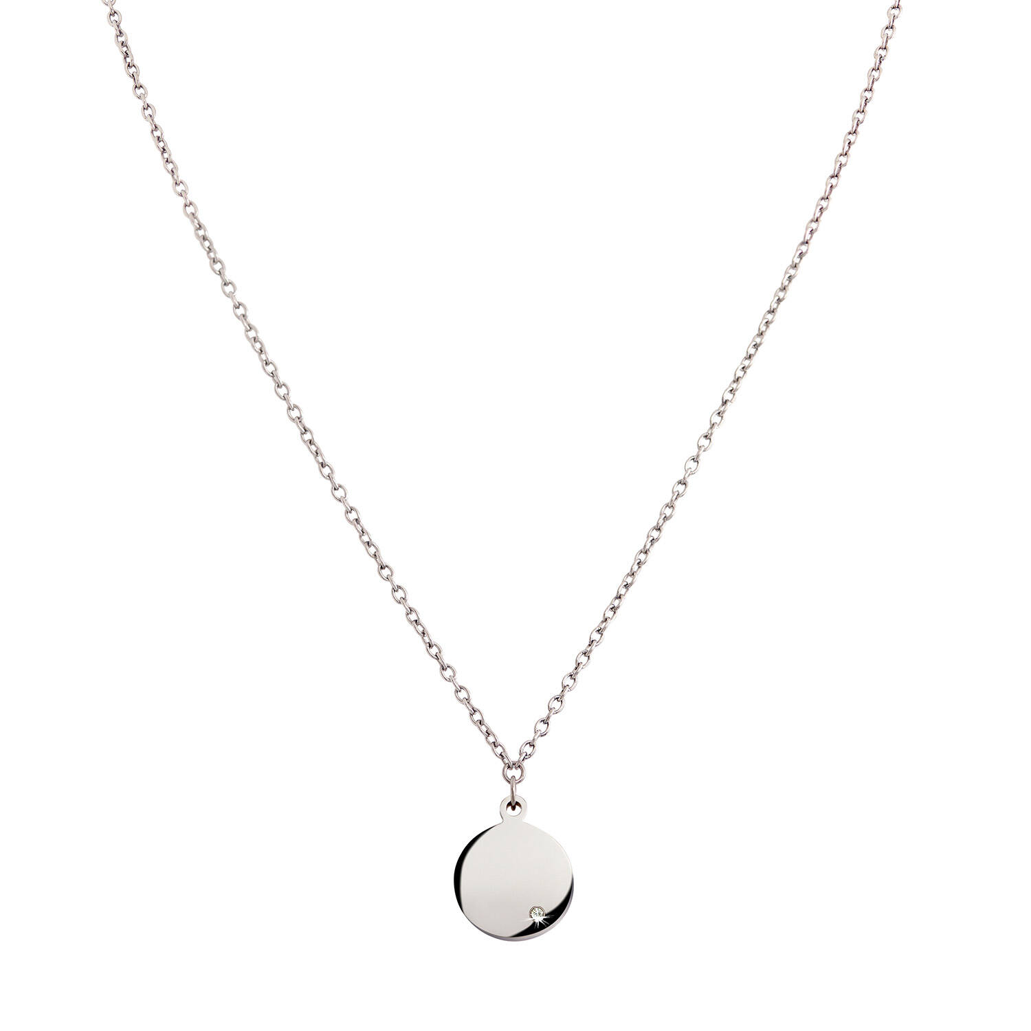  Gliederketten - Titan - Diamant - 0.005ct - 47cm