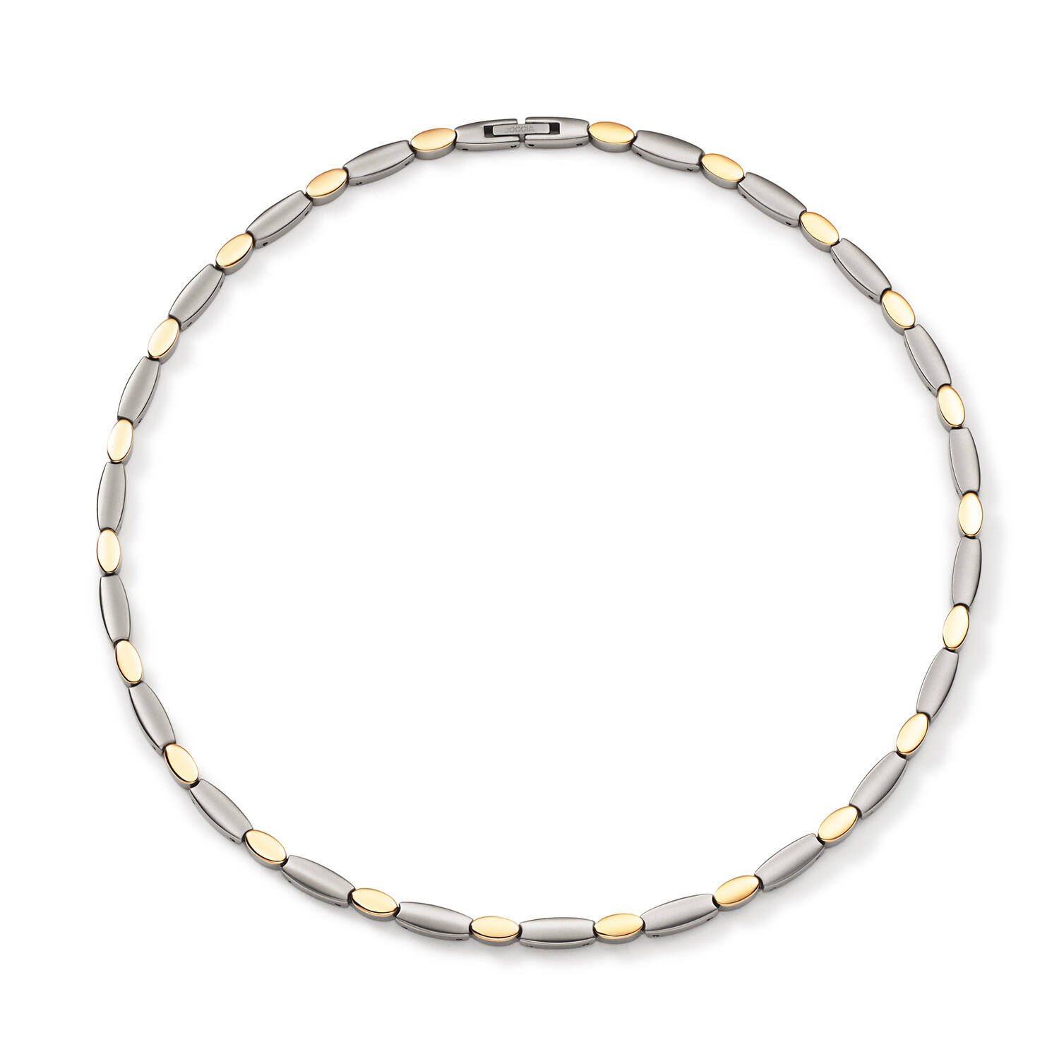  Link necklaces - Titanium - 45cm