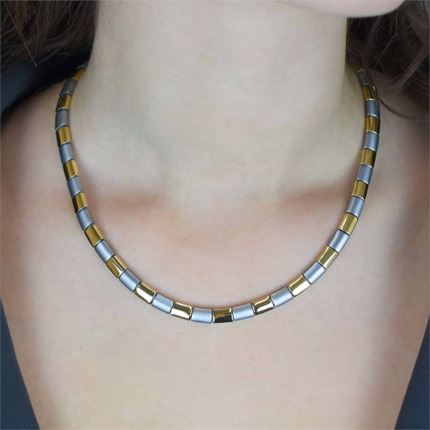  Necklace - Titanium - 45cm