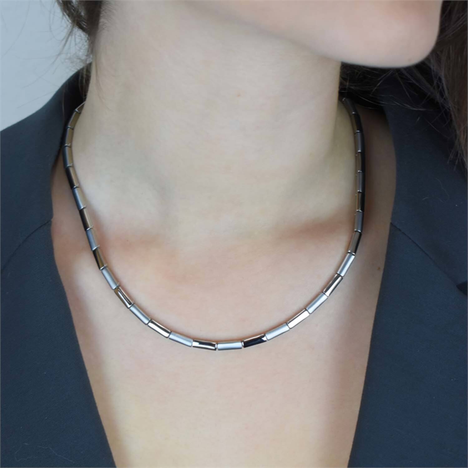  Necklace - Titanium - 45cm