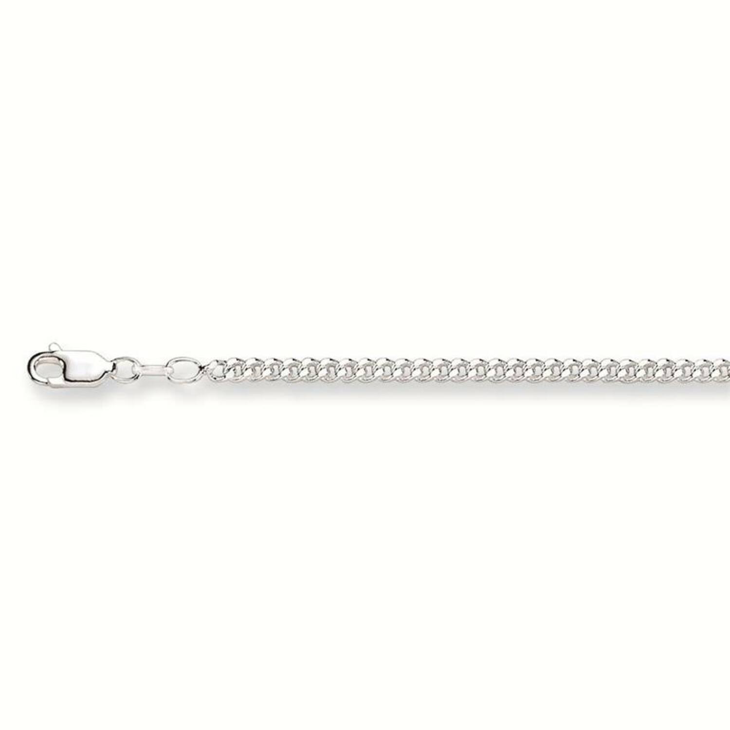  Länge Ketten - Gourmet - 3mm - 60cm - Silber - 10.5gr