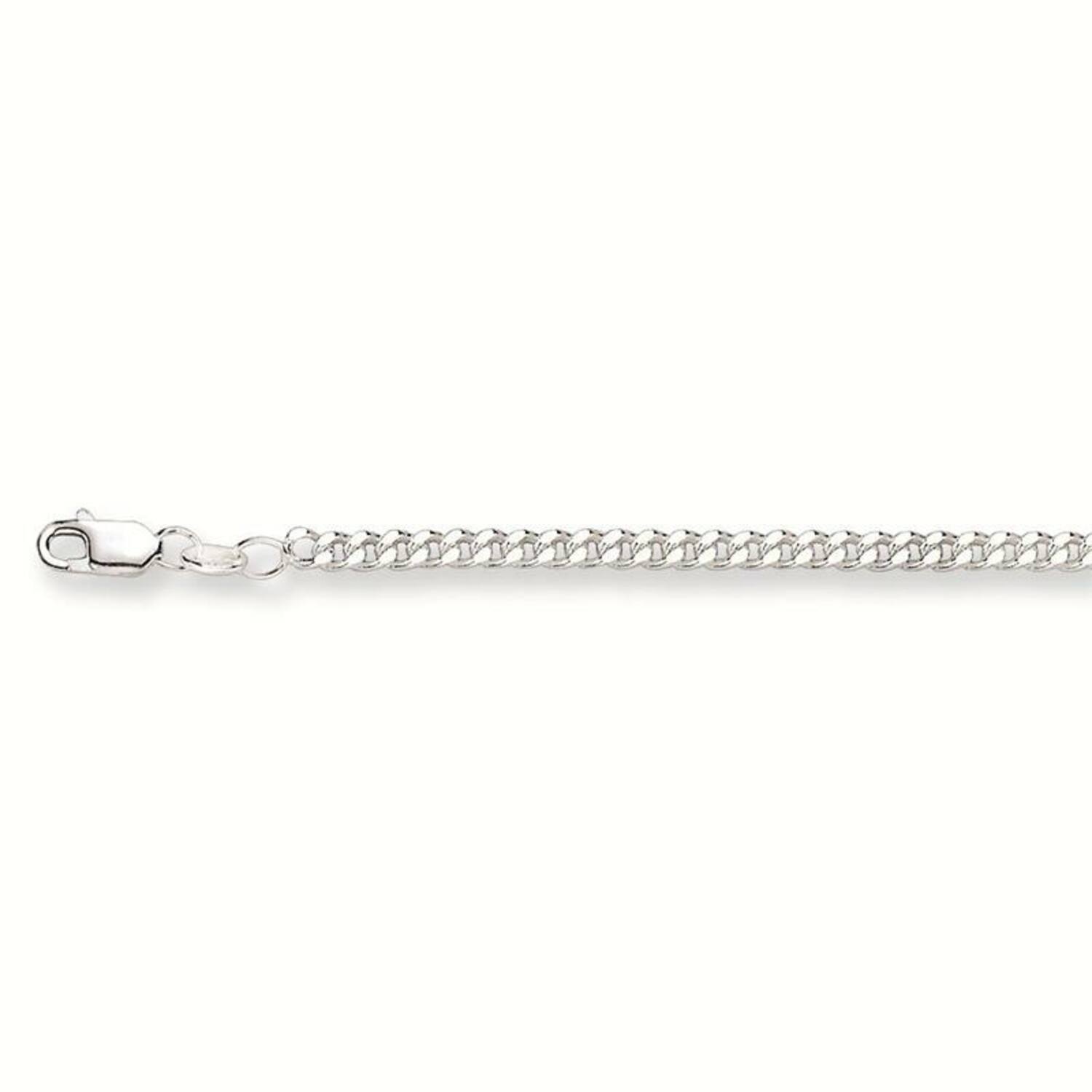  Kette ohne Anhänger - Gourmet - 3.2mm - 45cm - Silber - 10.6gr