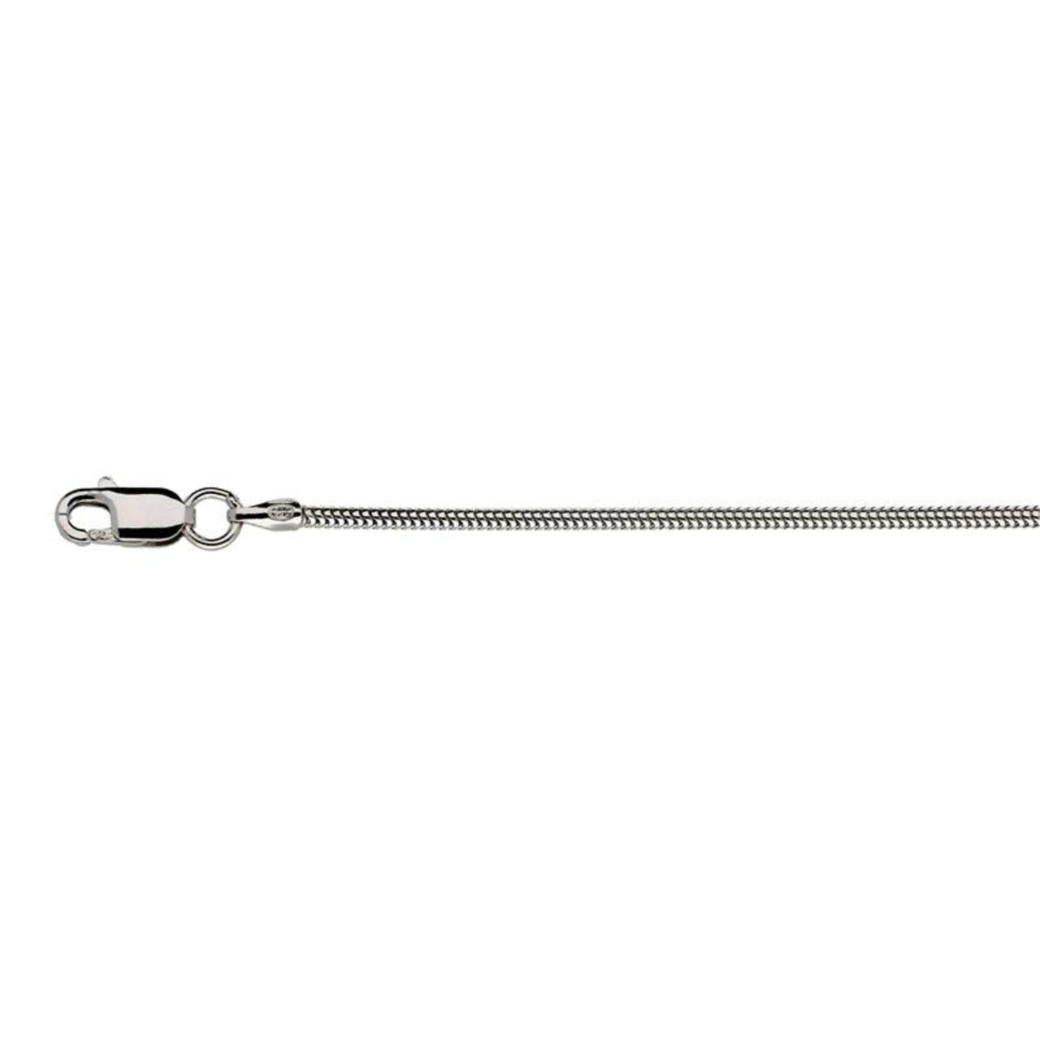  Collier sans pendentif - Serpent - 1.5mm - 42cm - Argent - 4.4gr