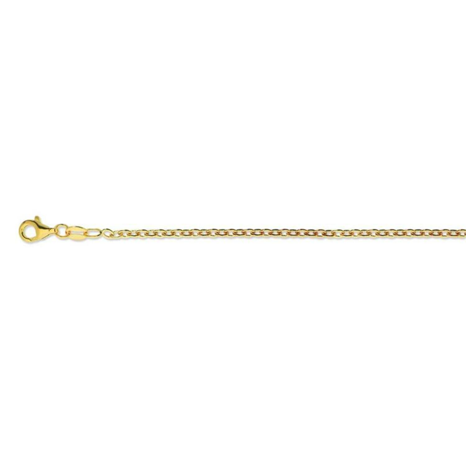  Long necklaces - Anchor - 2.3mm - 90cm - Goldplated - 8.7gr