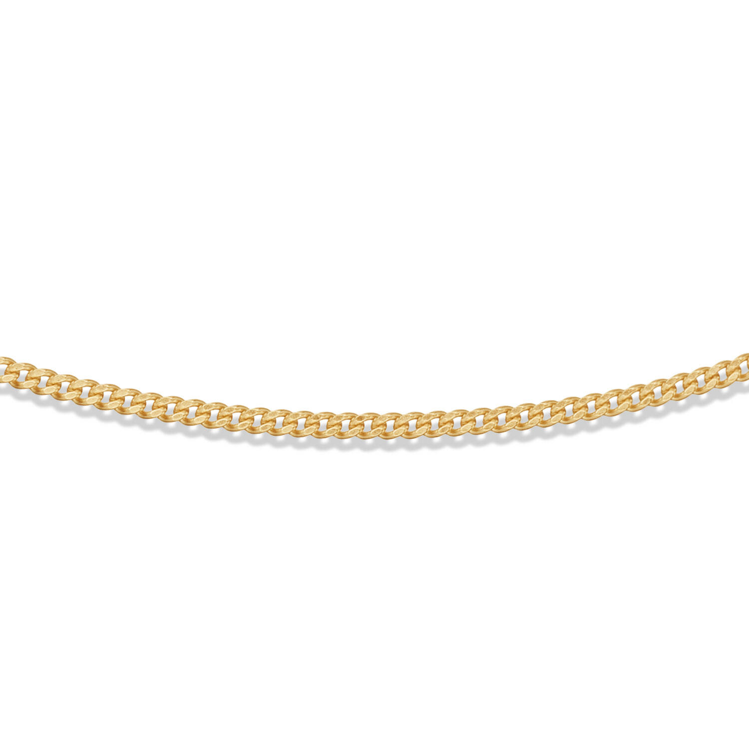  Link necklace - Gourmet - 1.9mm - 50cm - Goldplated