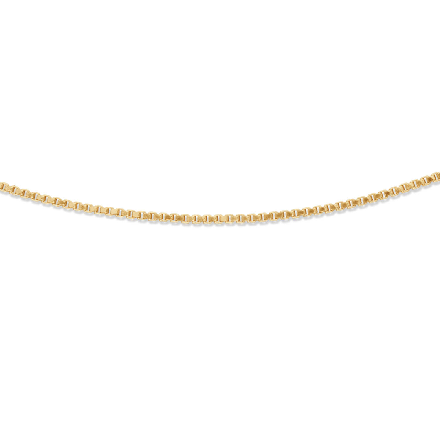  Gliederkette - Venezianisch - 1mm - 45cm - Vergoldet