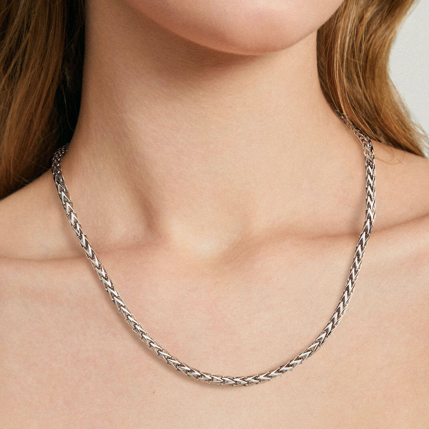  Gliederketten - Fantasieglied - Silber - 50cm