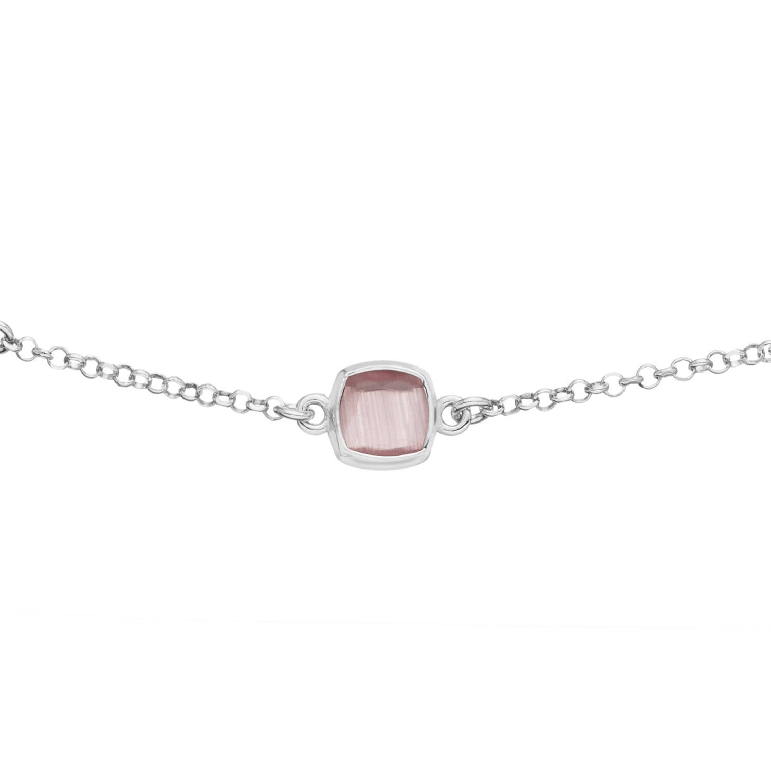  Collier - Fantasie - Jasseron - Zilver - 55cm Colors from Nature - 