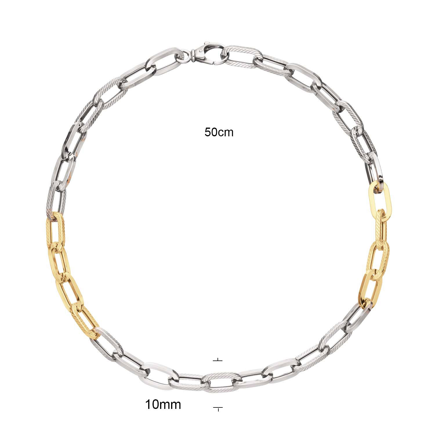  Kette - Anker - Silber - 50cm Chunky Chic - 