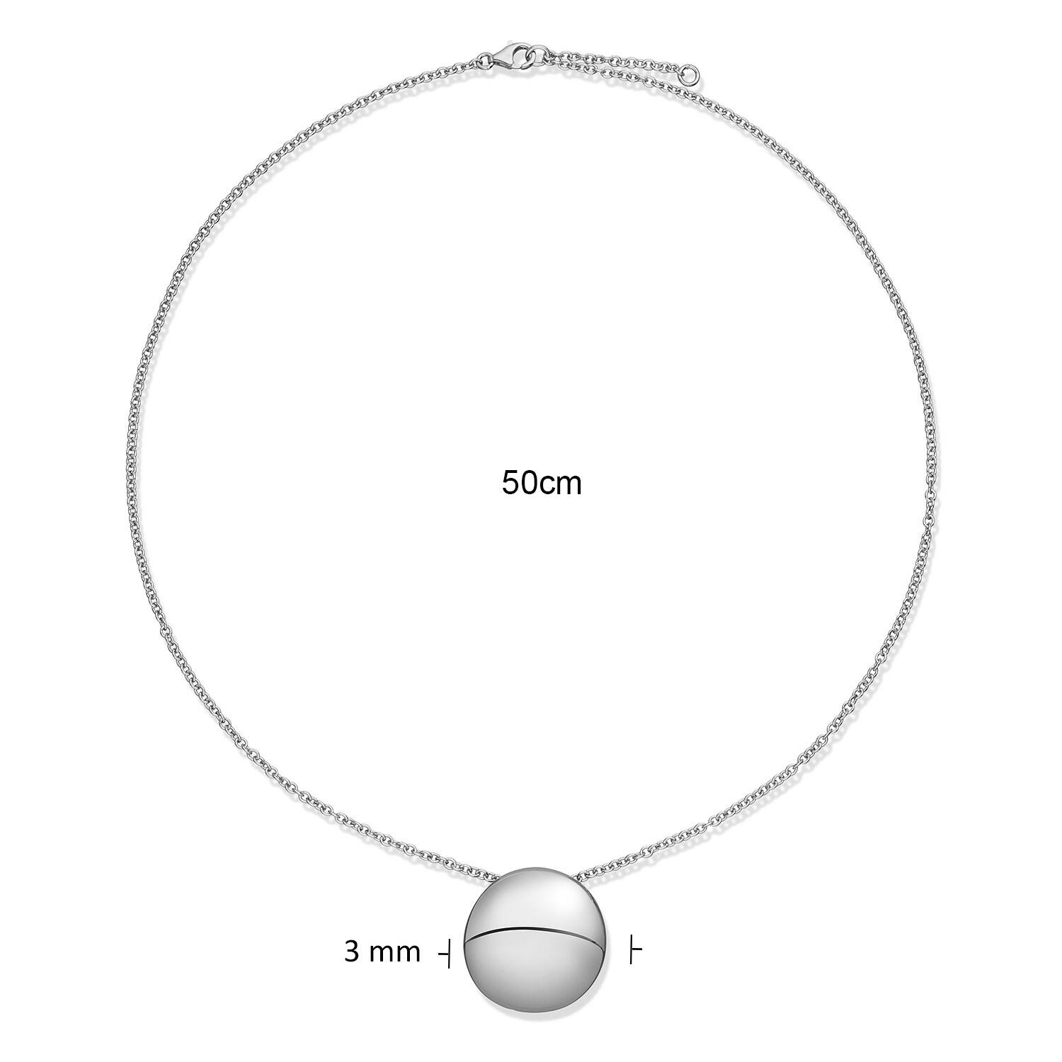  Collier - Rond - Argent - 50cm Chunky Chic - 