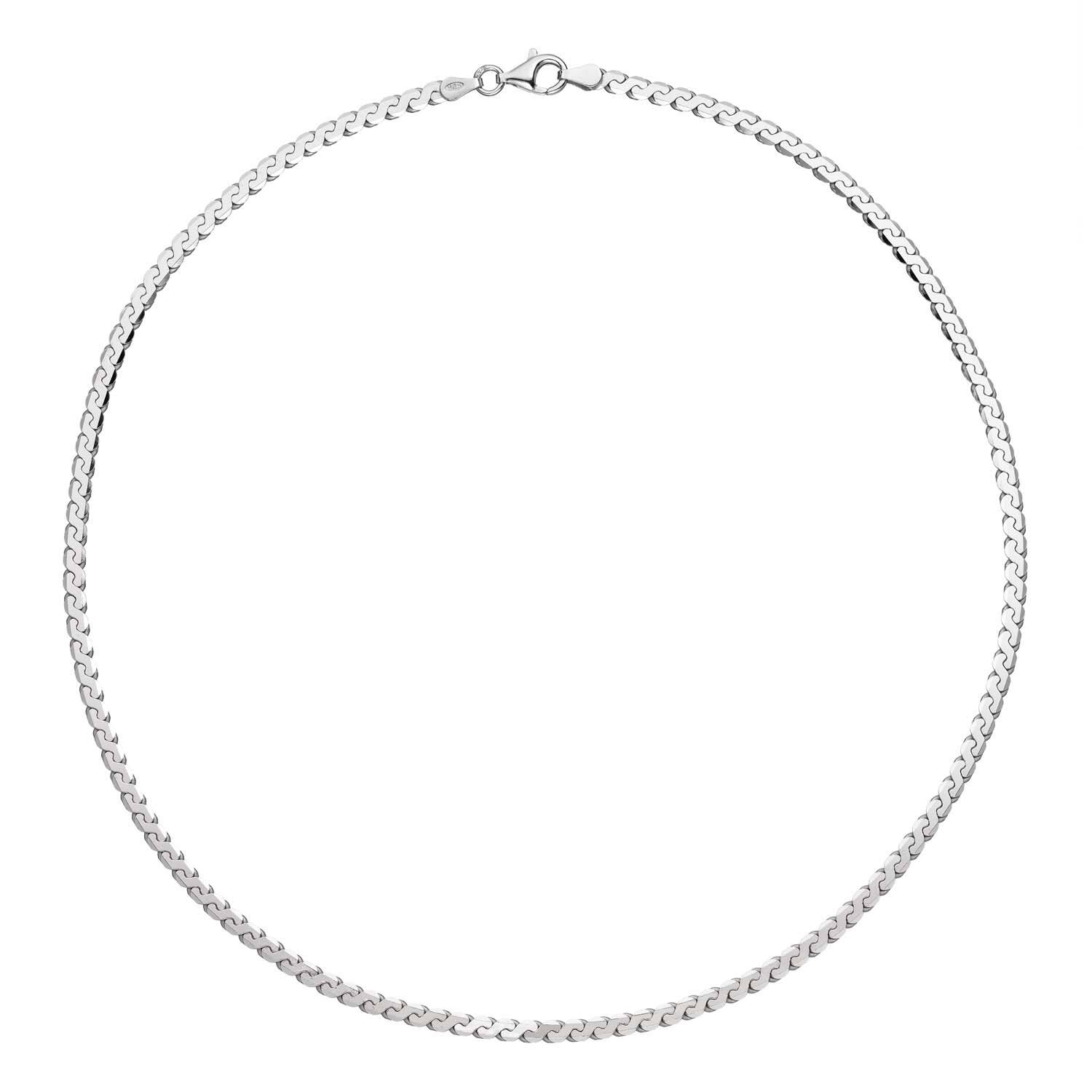  Kette - Fantasieglied - Silber - 45cm
