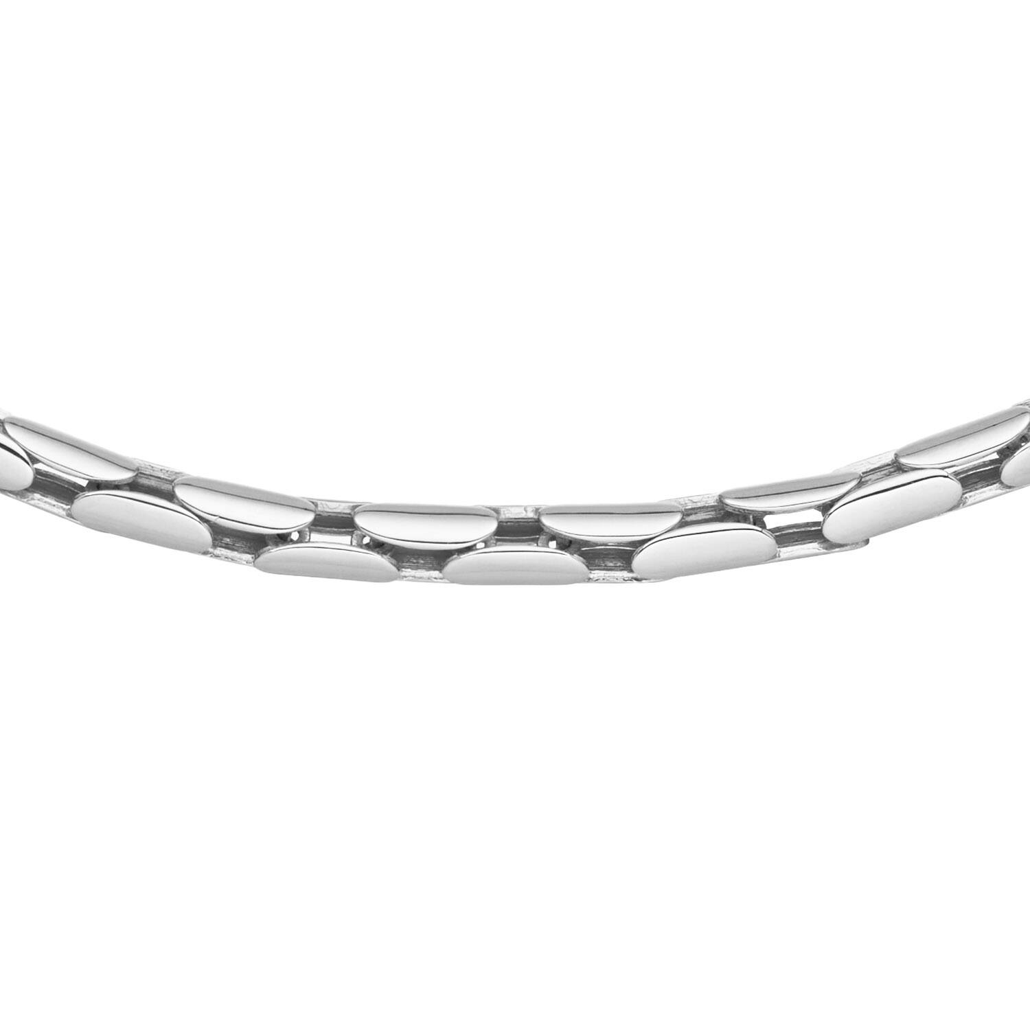  Gliederketten - Palmier, Fuchsschwanz - Silber - 45cm