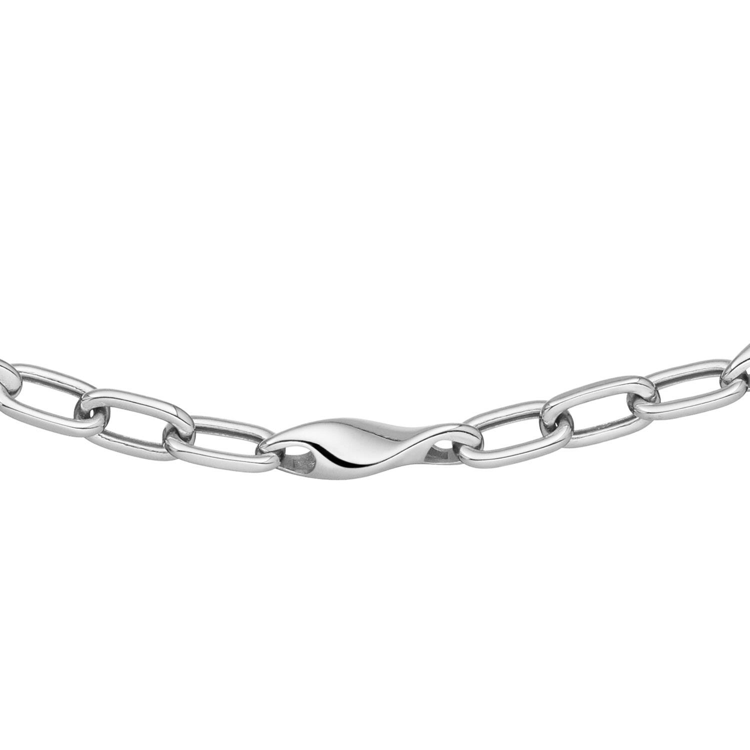  Link necklaces - Anchor - Silver - 45cm