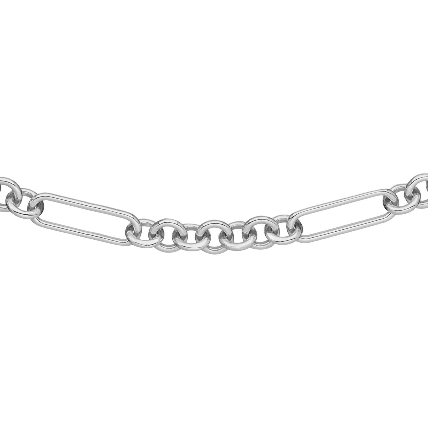  Link necklaces - Jasseron - Silver - 45cm