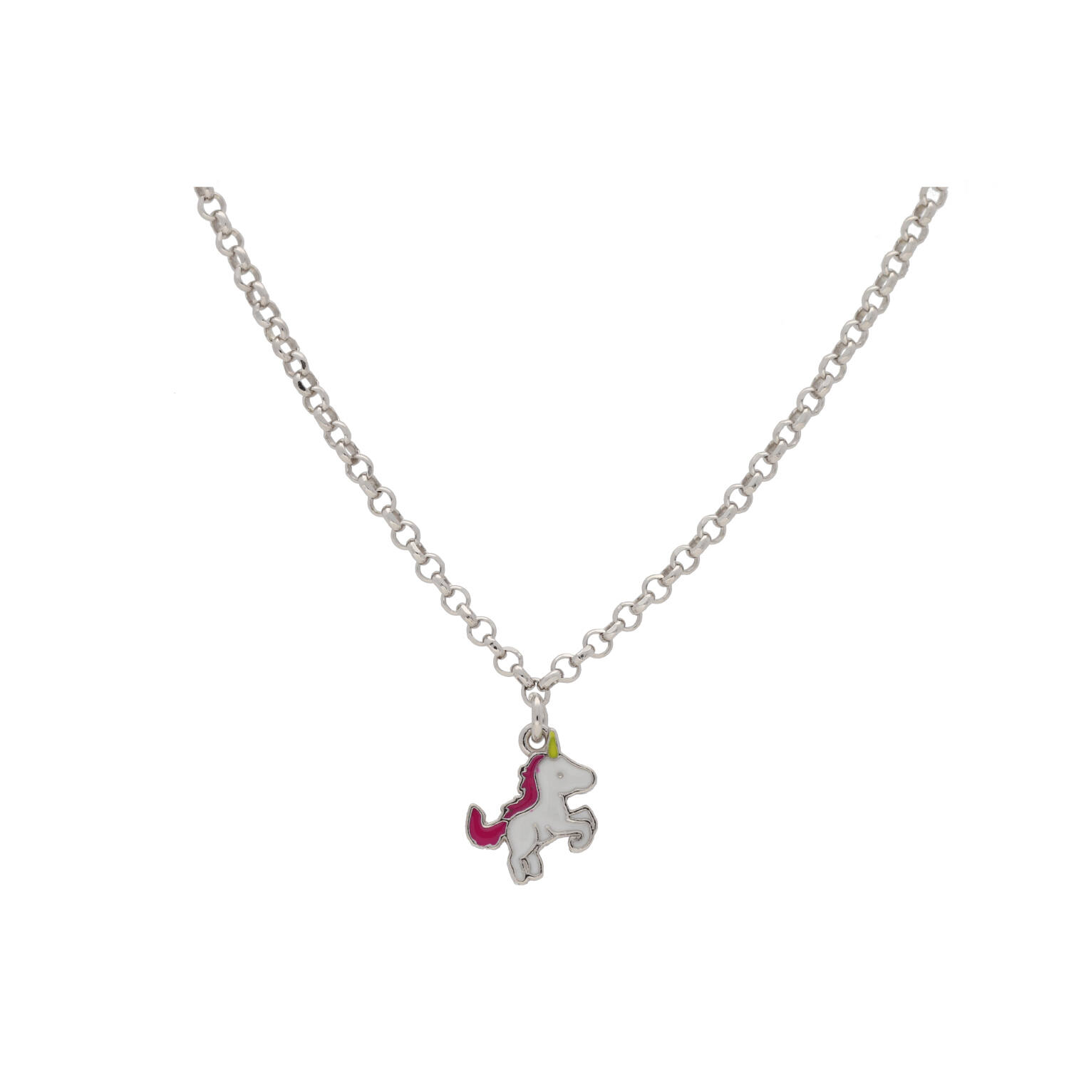  Collier de breloques - Jasseron - Argent - 38cm
