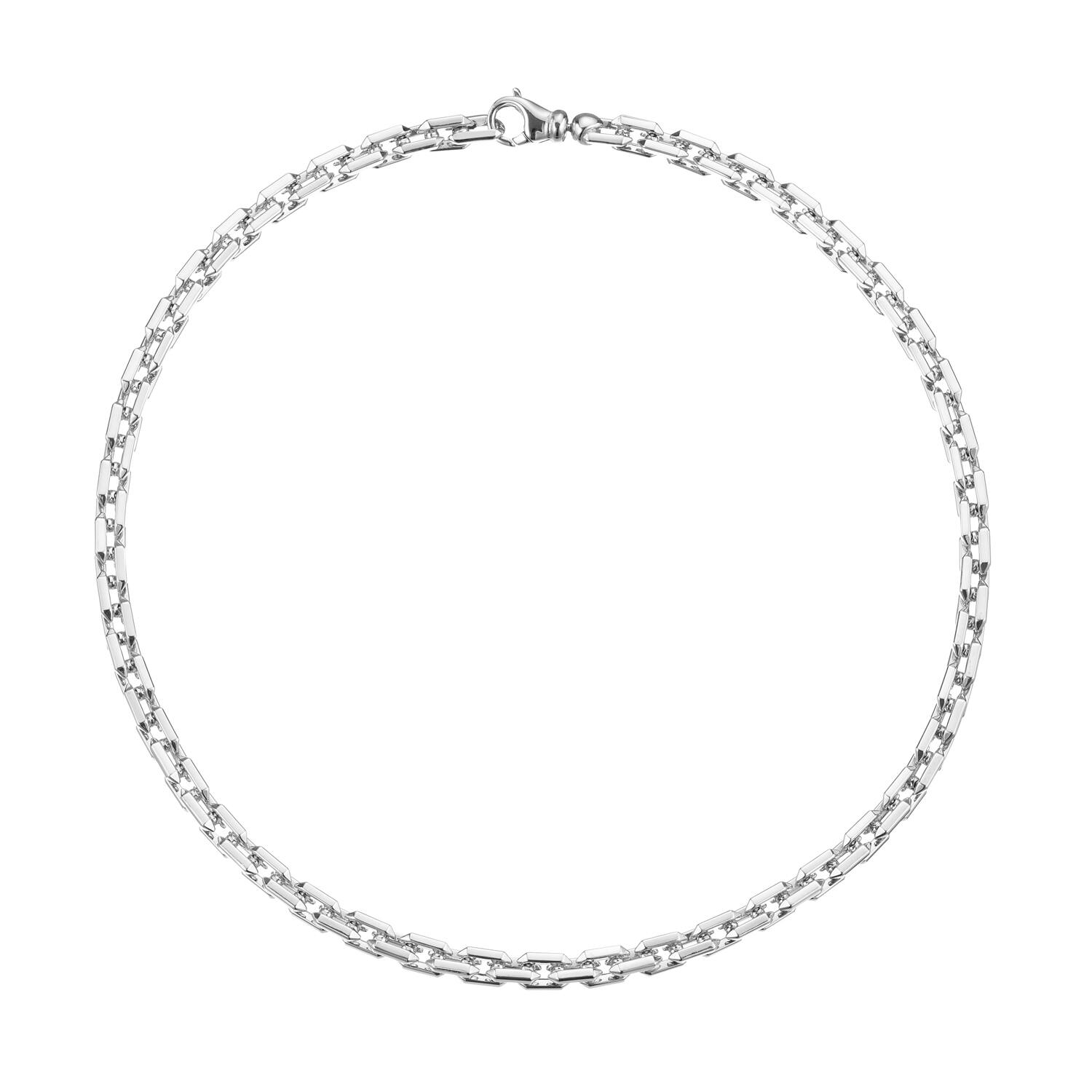 Colliers maillons - Argent - 45cm