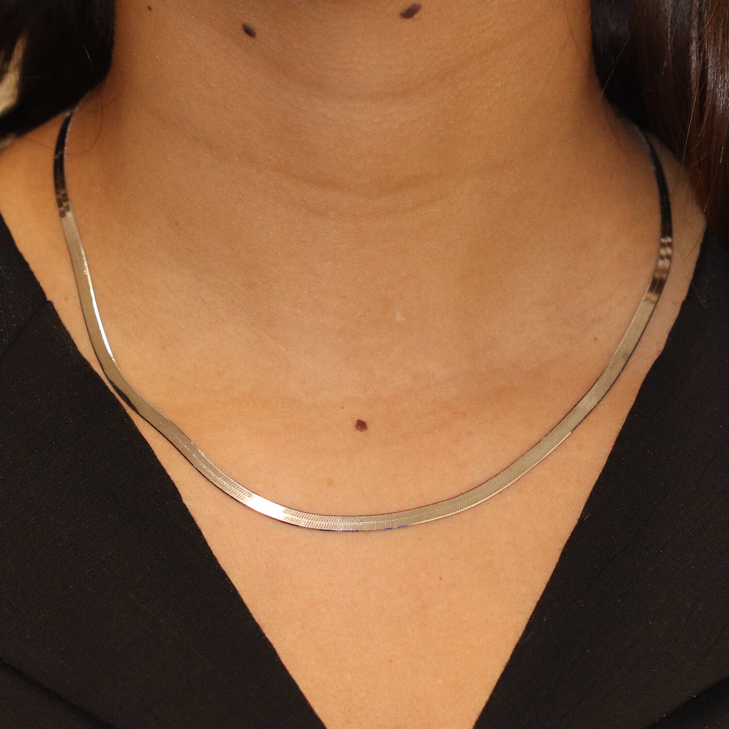  Schakelcollier - Gourmet - Zilver - 45cm
