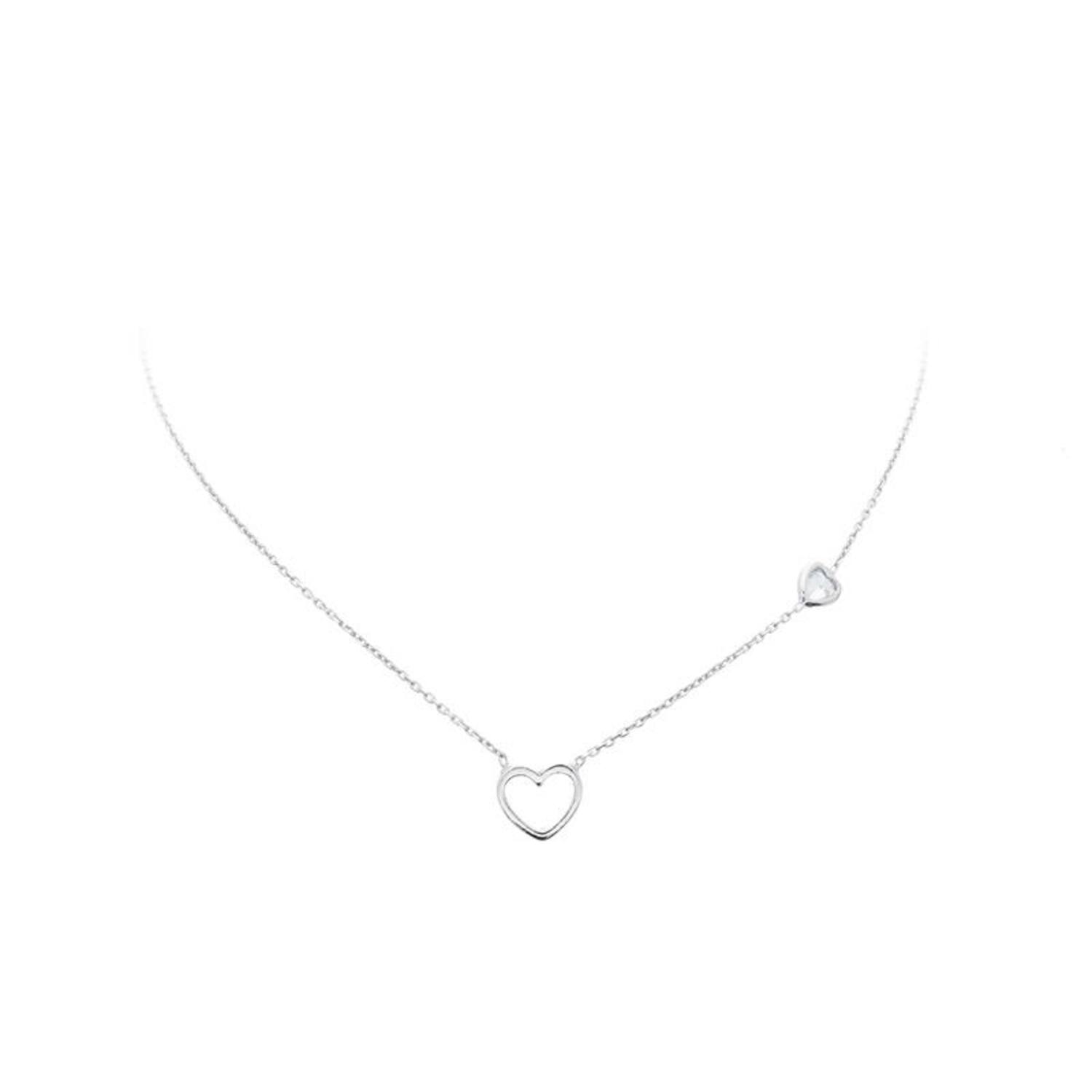  Colliers avec pierre - Ancre - Argent - 40cm