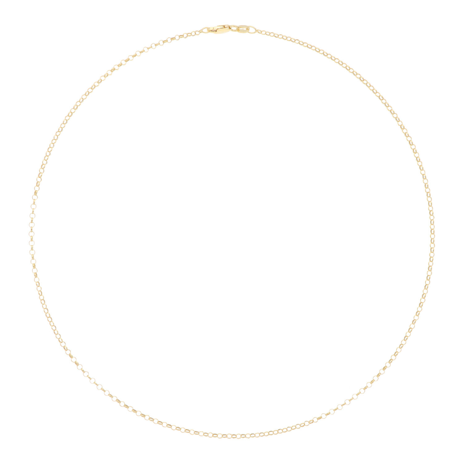  Link necklaces - Anchor - Goldplated - 45cm