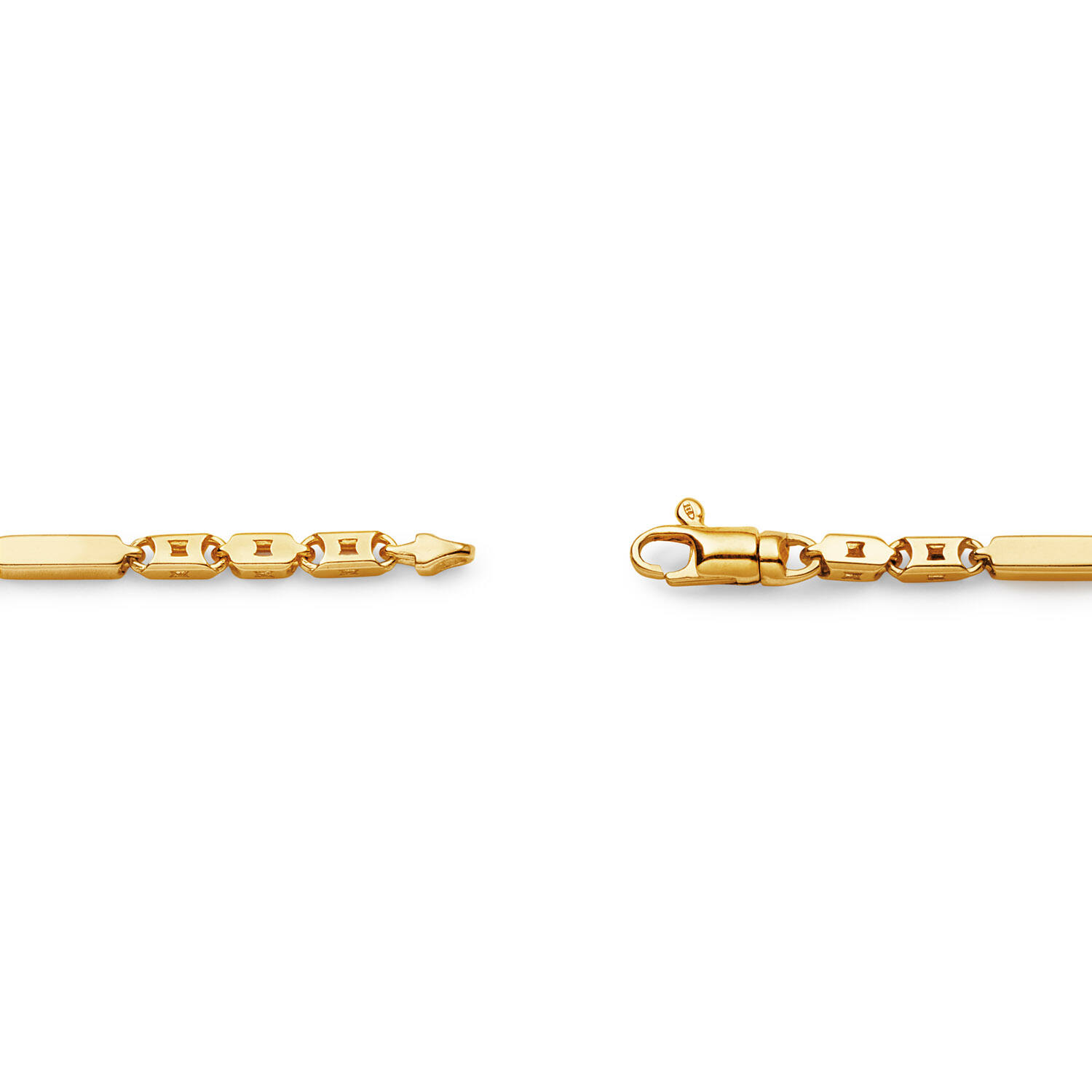  Schakelcollier - Paperclip - Zilver - 45cm