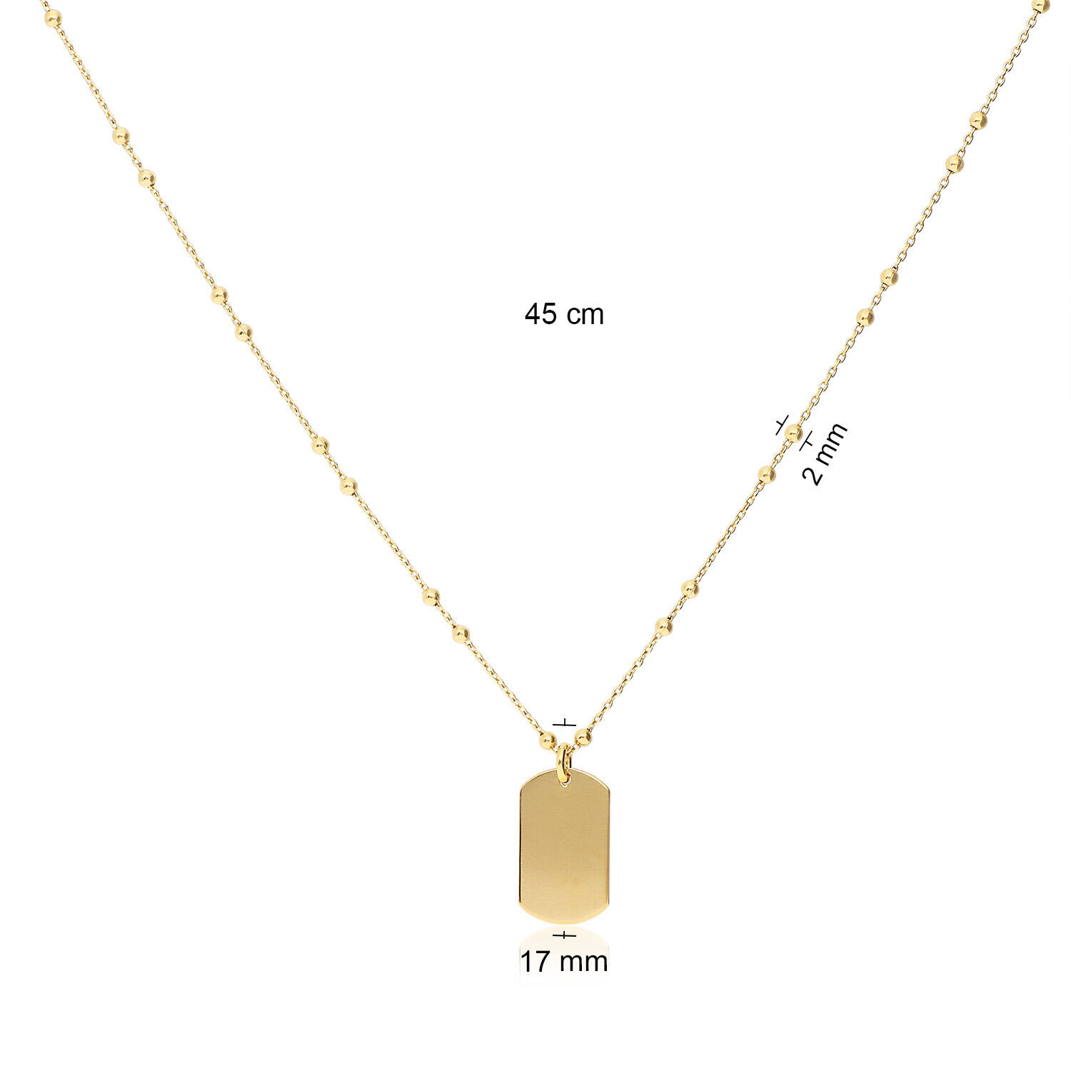  Collier - Zilver verguld