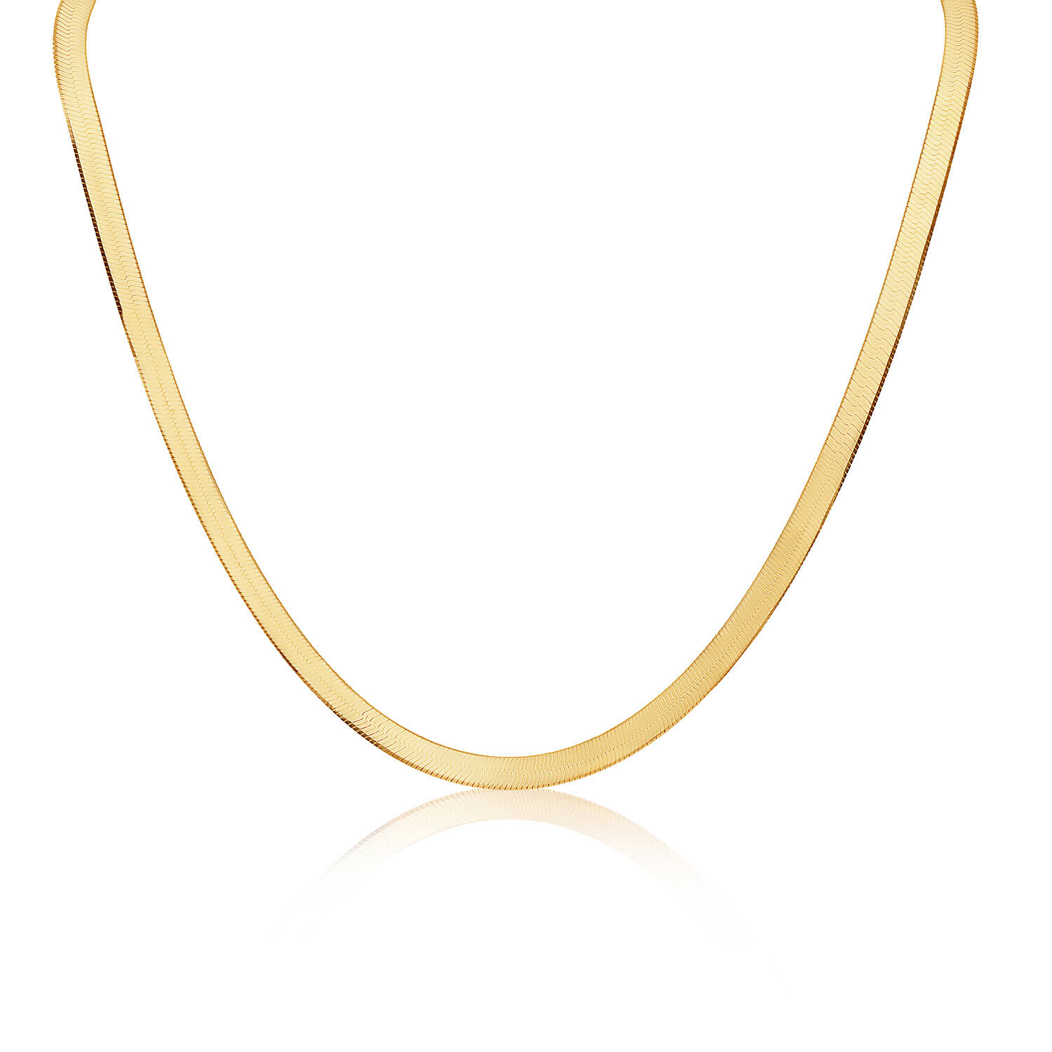  Schakelcollier - Gourmet - Zilver verguld - 45cm