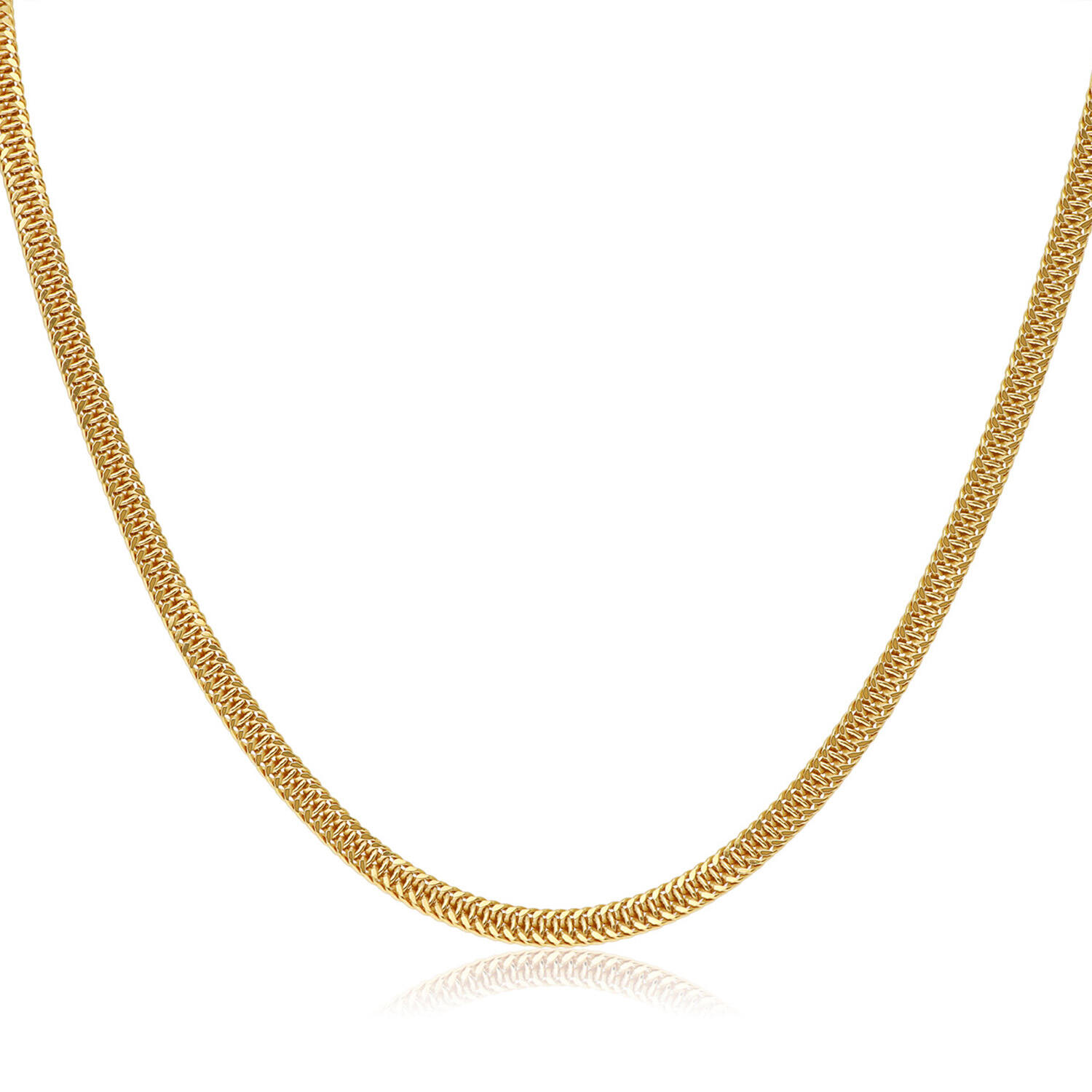  Necklaces with pendant - Gourmet - Goldplated - 45cm