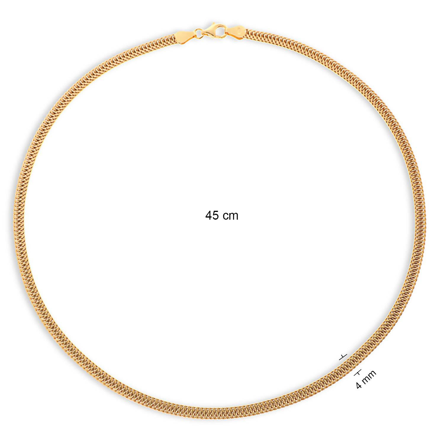  Necklaces with pendant - Gourmet - Goldplated - 45cm