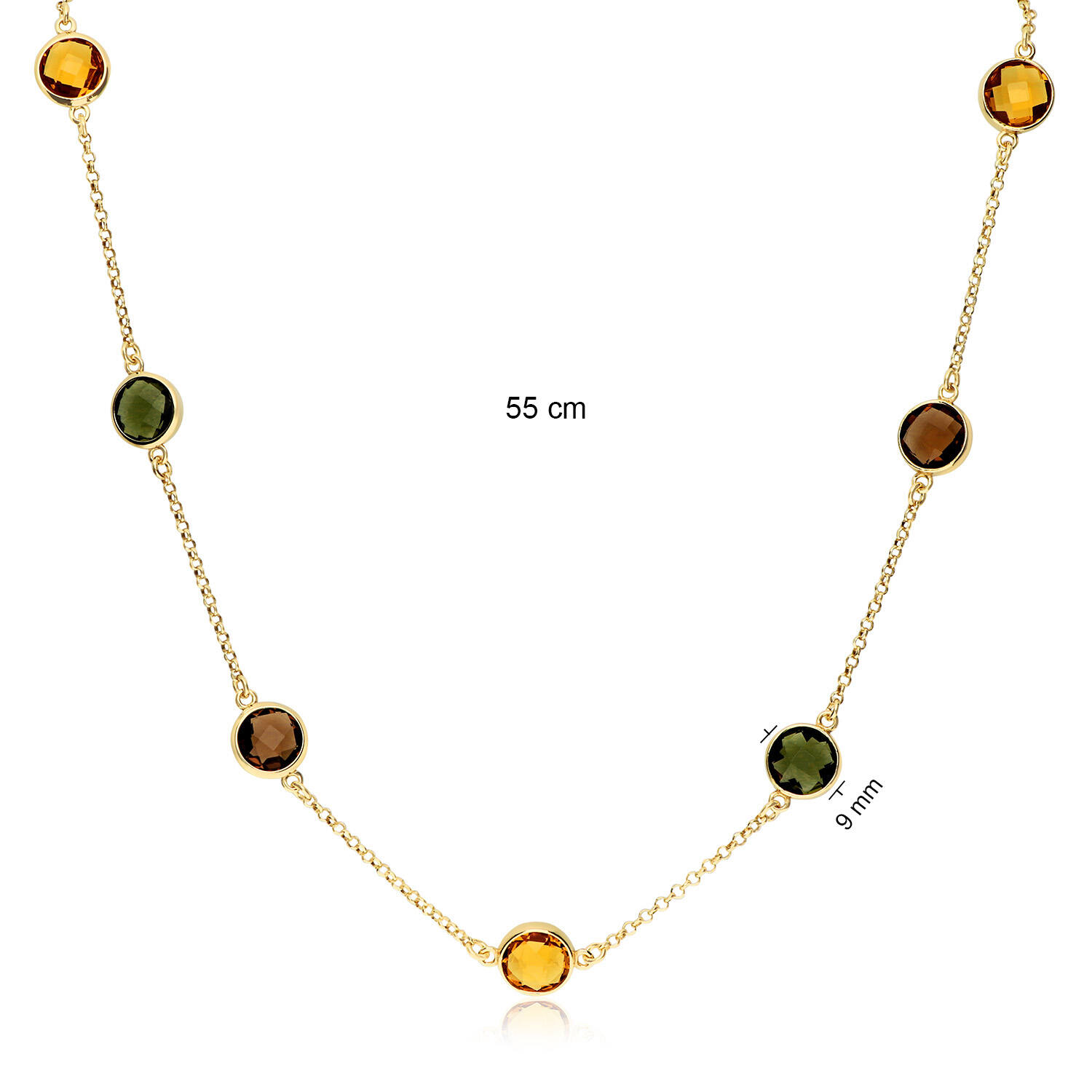  Kette - Jasseron - Vergoldet Colors from Nature - 