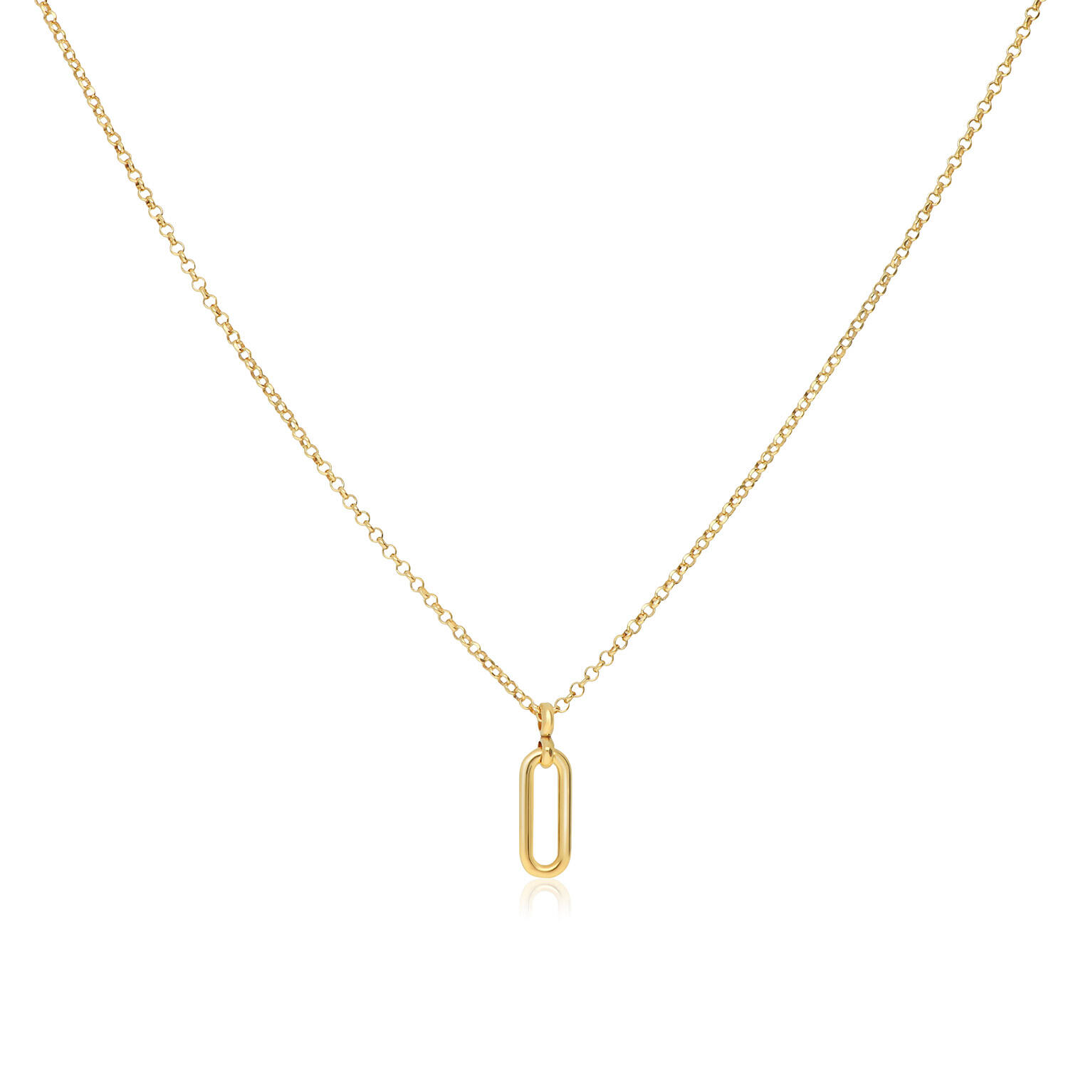  Collier - Zilver verguld - 45cm