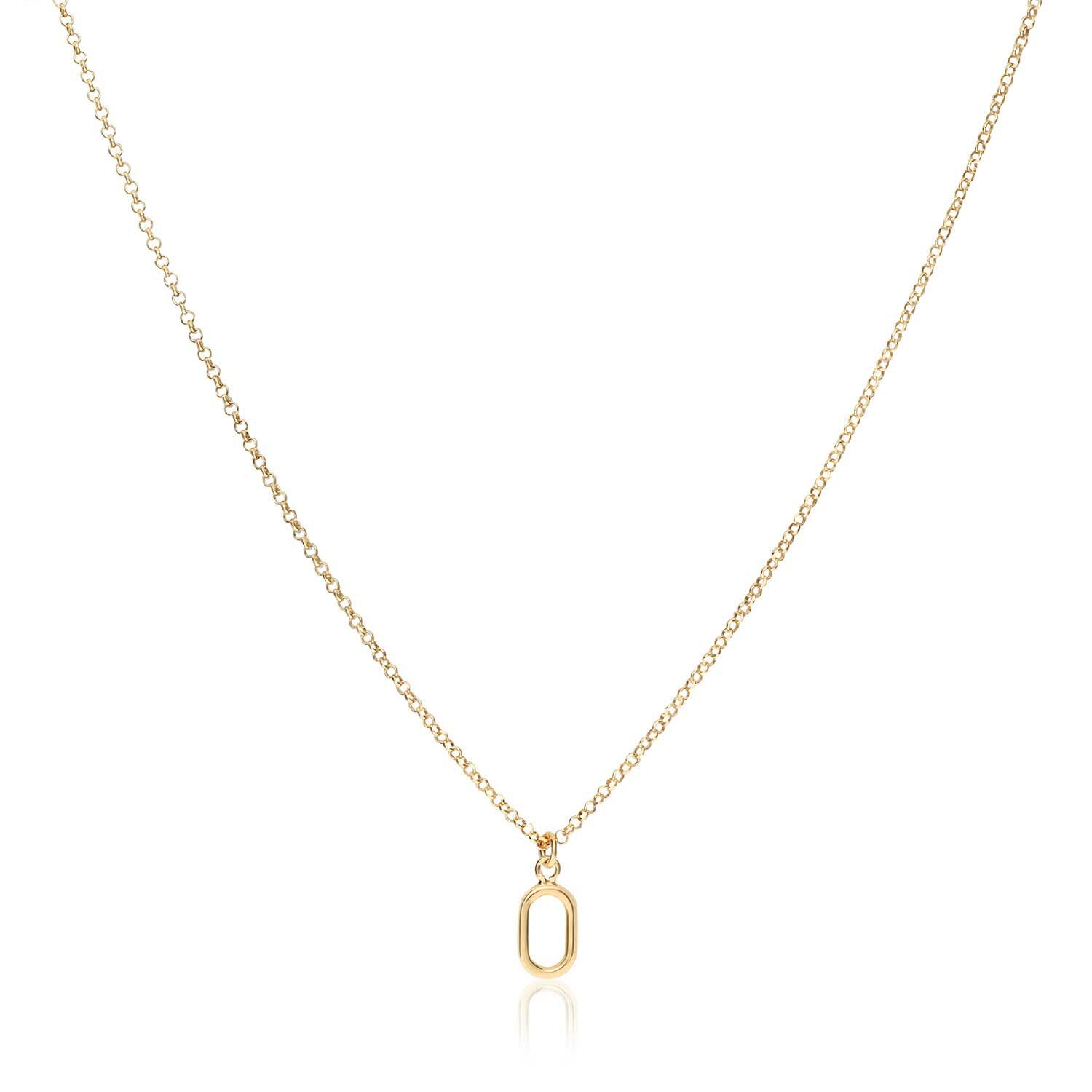  Necklaces with pendant - Goldplated - 45cm