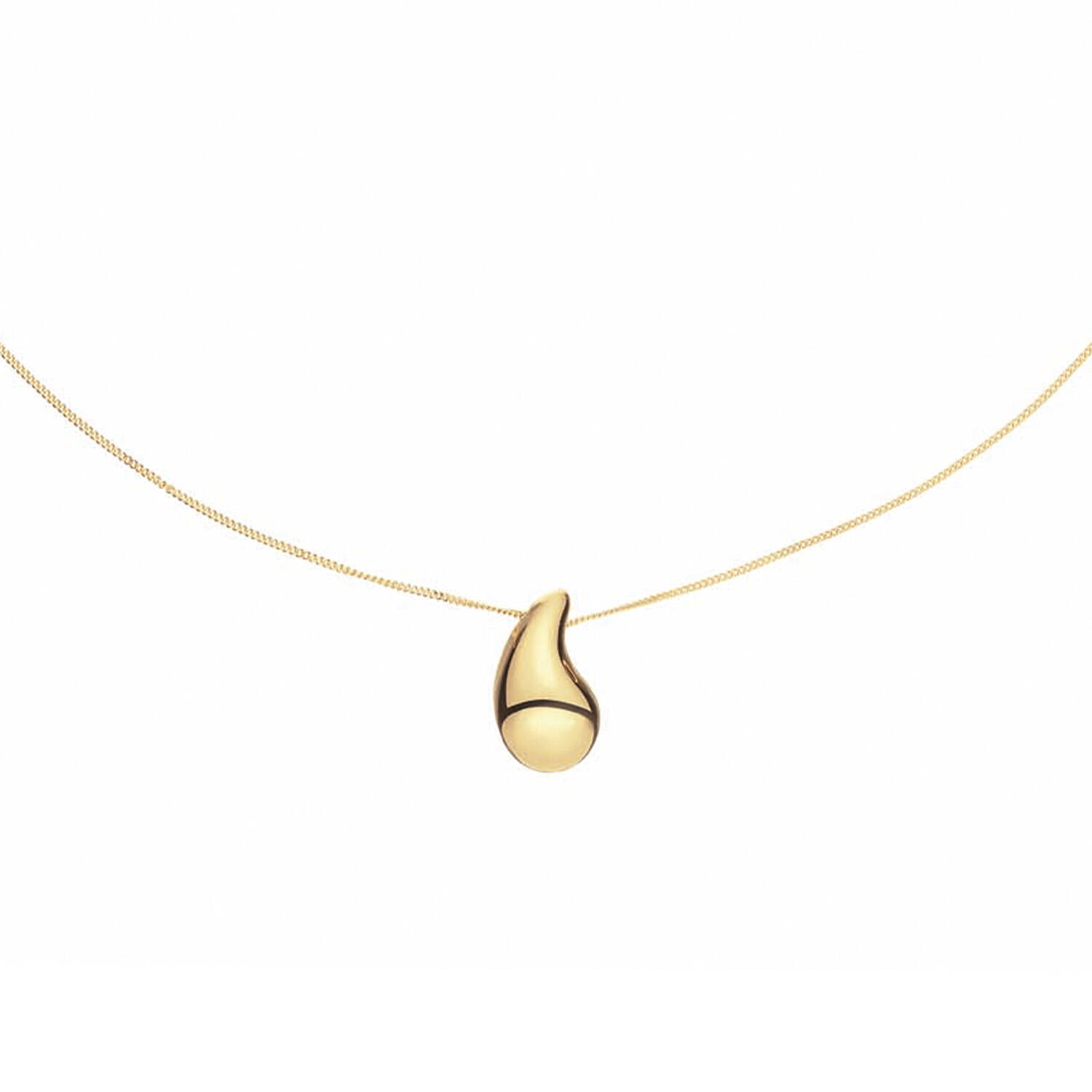  Necklaces with pendant - Drop - Gourmet - Goldplated - 60cm