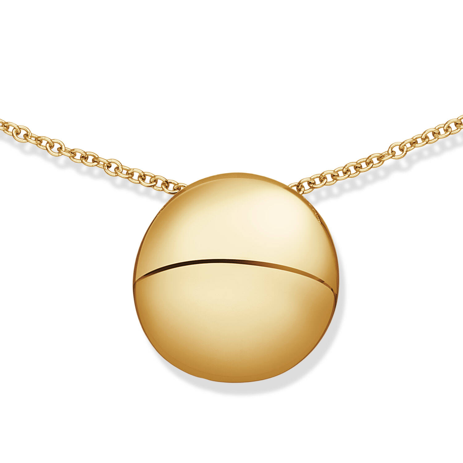  Collier - Rond - Argent doré - 50cm Chunky Chic - 