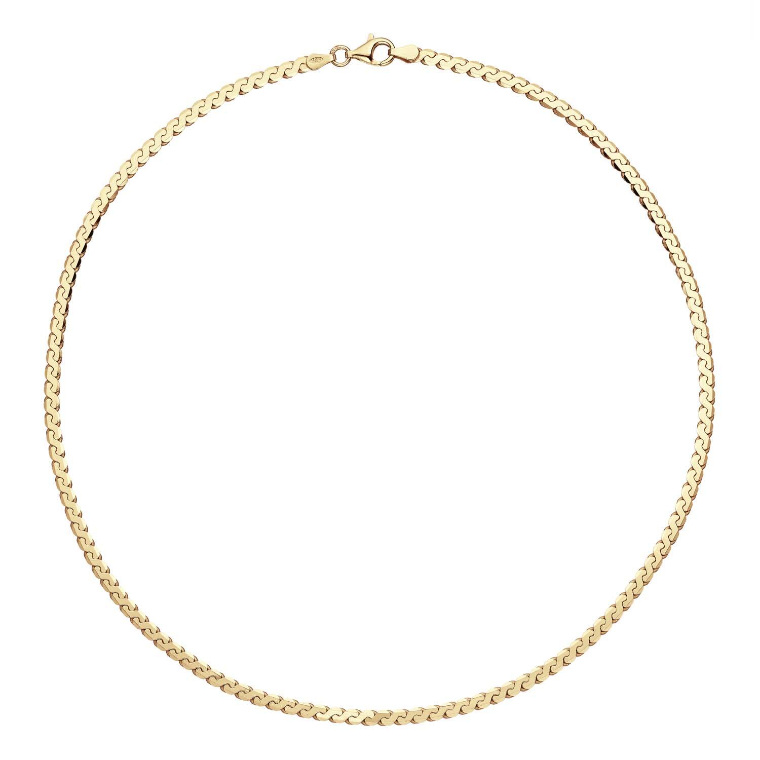  Necklaces with pendant - Fantasy link - Goldplated - 45cm