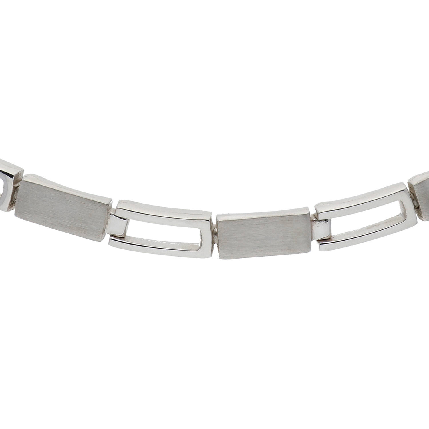  Choker - Fantasieschakel - Zilver - 43cm