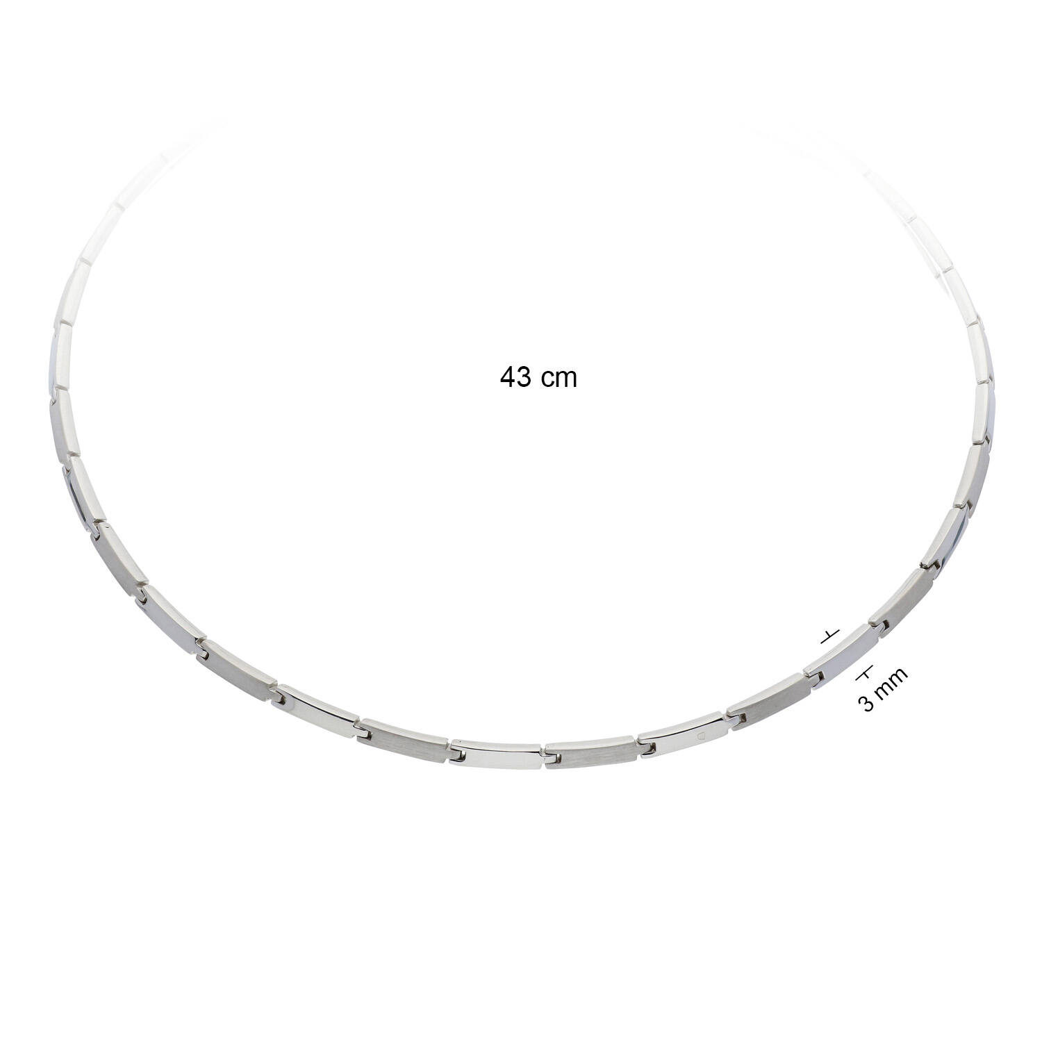  Chokers - Fantasy link - Silver - 43cm